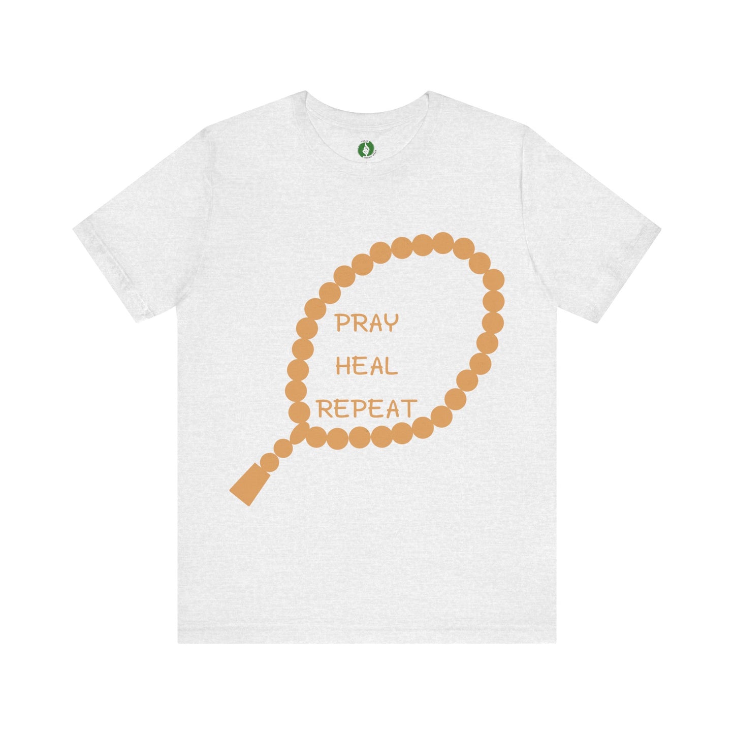 Pray Heal Repeat Unisex Jersey Tee - Inspirational Spiritual Shirt Islamic Street Fashion