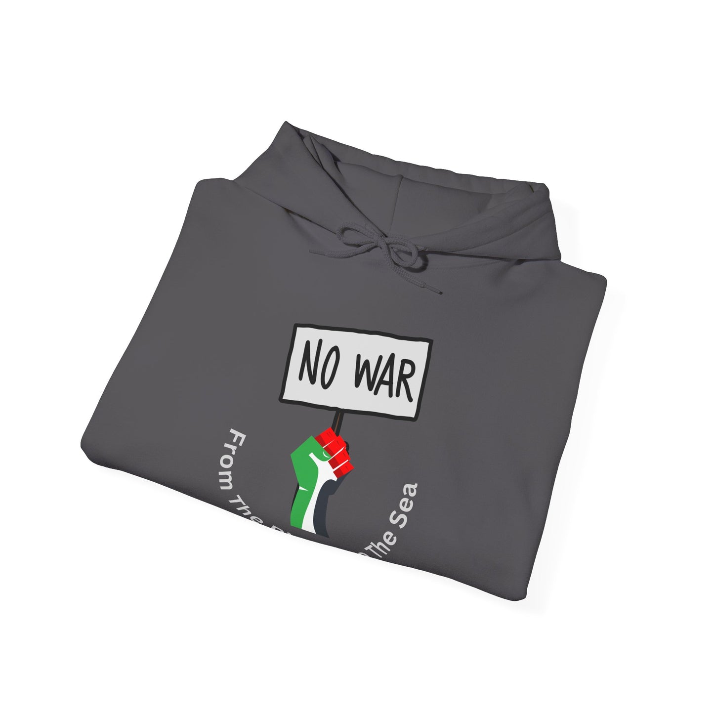 Unisex Heavy Blend™ Hoodie - NO WAR Protest Sweatshirt Muslim Clothing