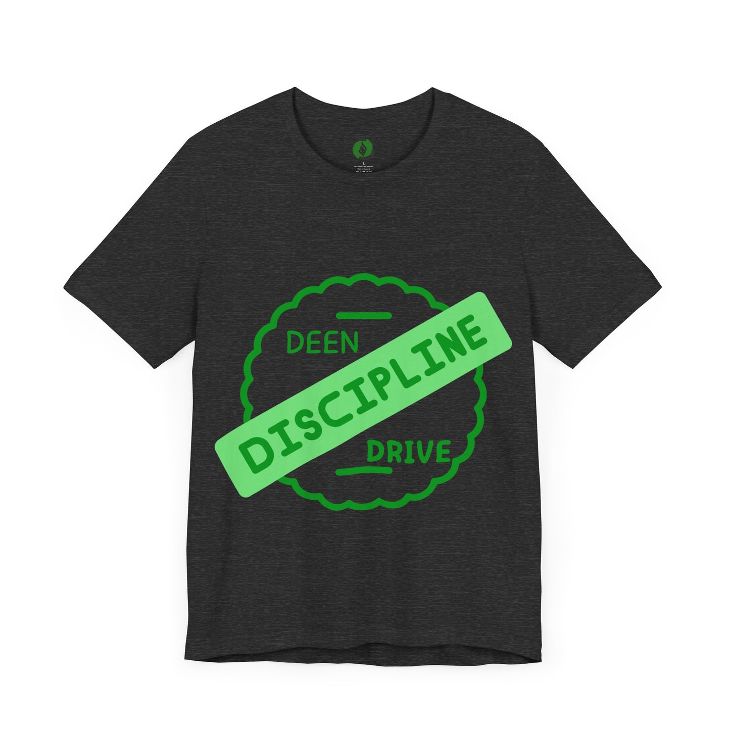 Motivational Discipline Tee - Unisex Jersey Short Sleeve Shirt Muslim Youth Fashion T Shirt