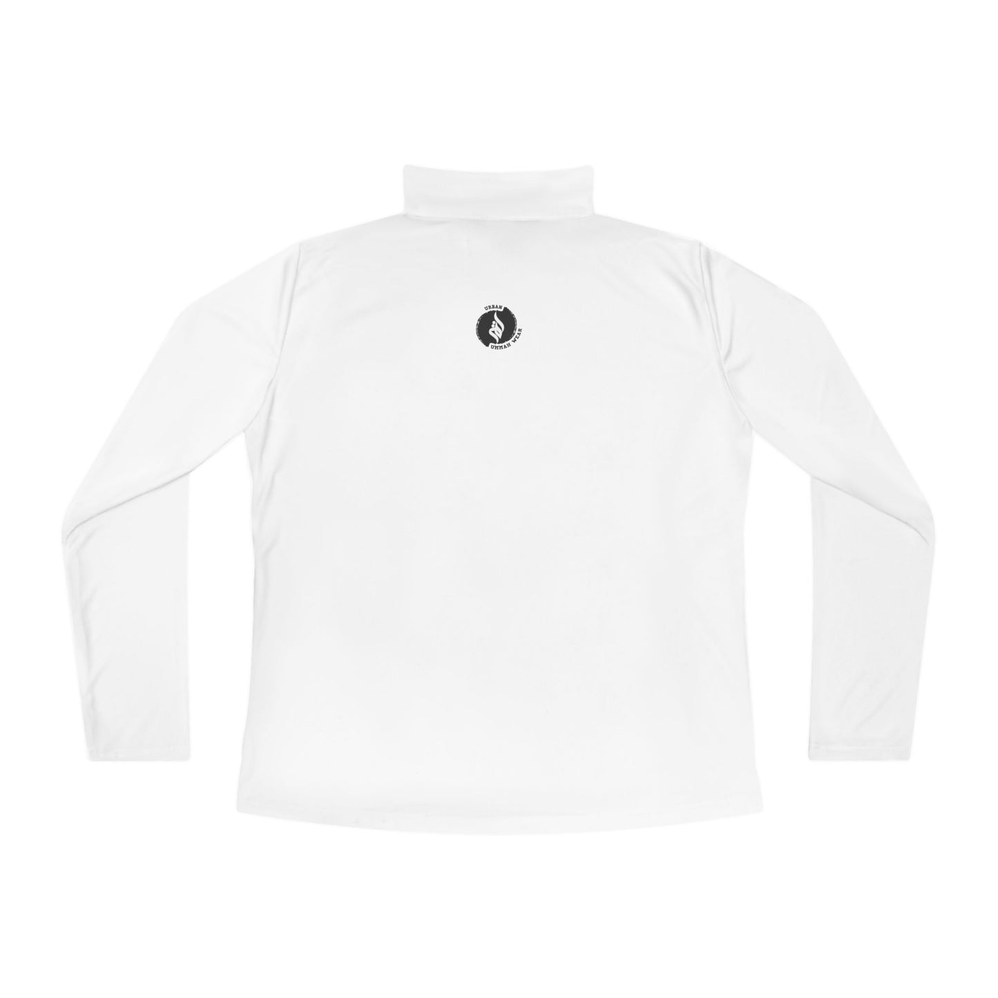 Ladies Quarter-Zip Pullover with Heart Design - Perfect for Active Lifestyle Muslim Women Clothing