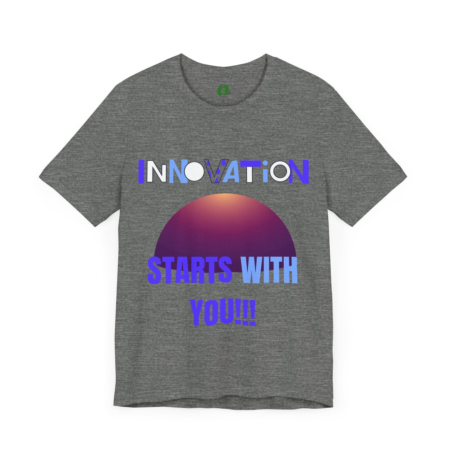 Inspirational Innovation Tee for Creative Minds Gym Clothing T Shirt