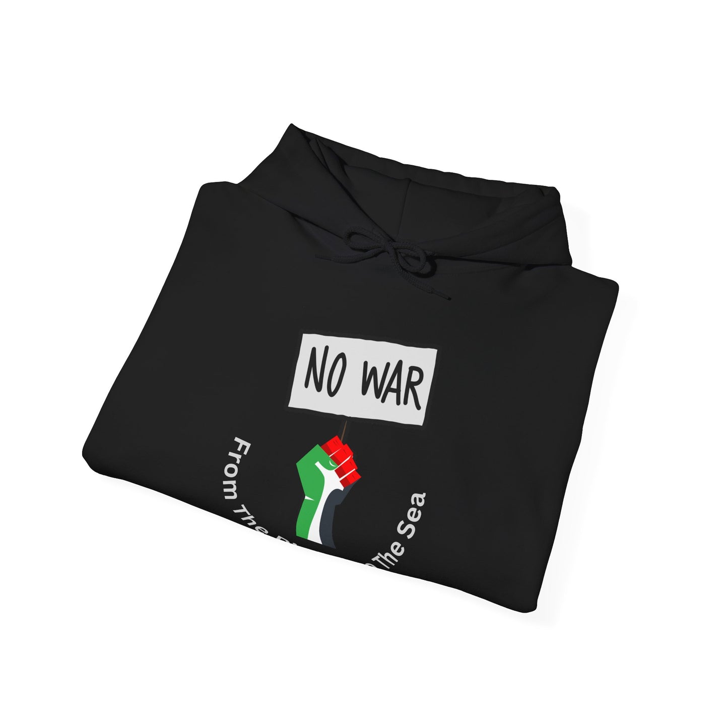 Unisex Heavy Blend™ Hoodie - NO WAR Protest Sweatshirt Muslim Clothing