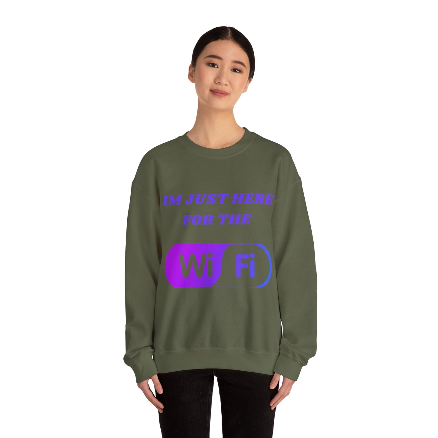 Funny WiFi Sweatshirt for Internet Lovers Humour Joke Clothing Sweat Shirt