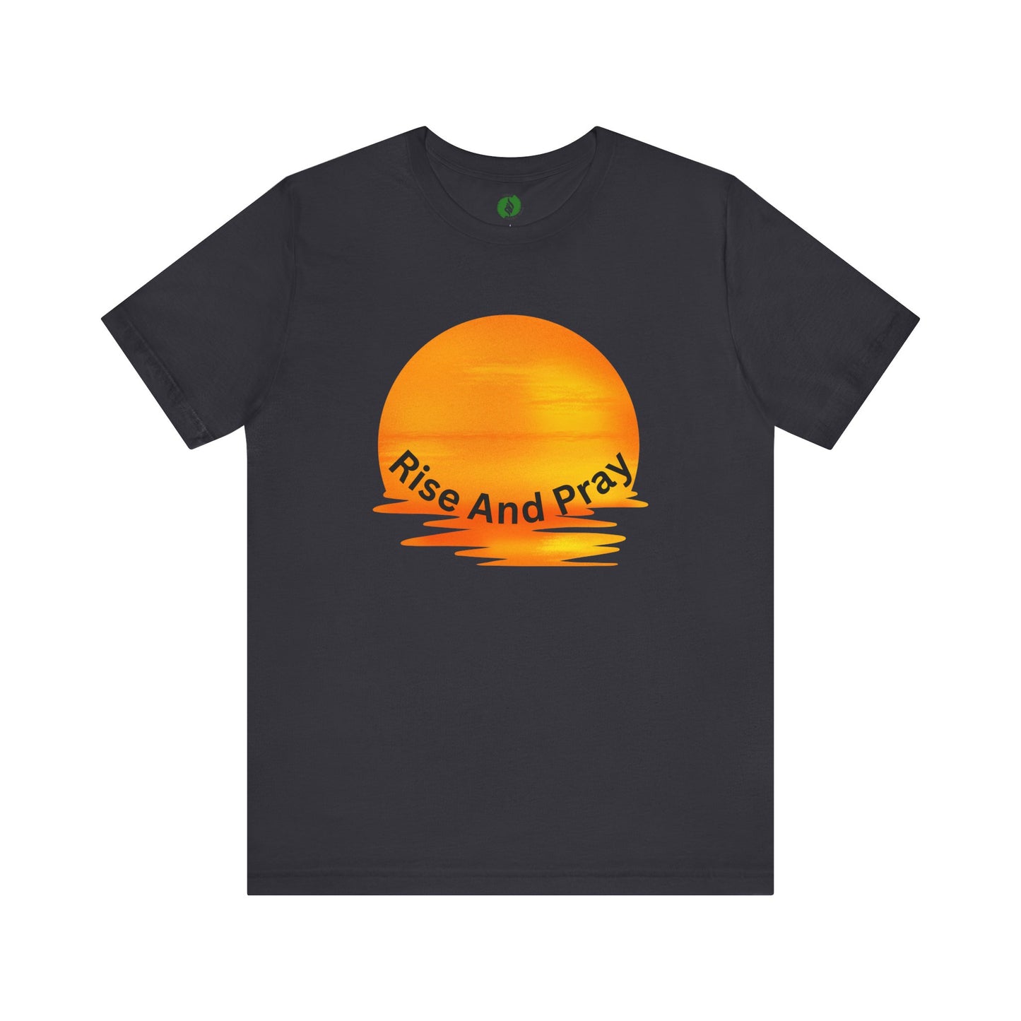 Sunrise 'Rise And Pray' Unisex Tee - Inspirational Short Sleeve Shirt Muslim Street Wear