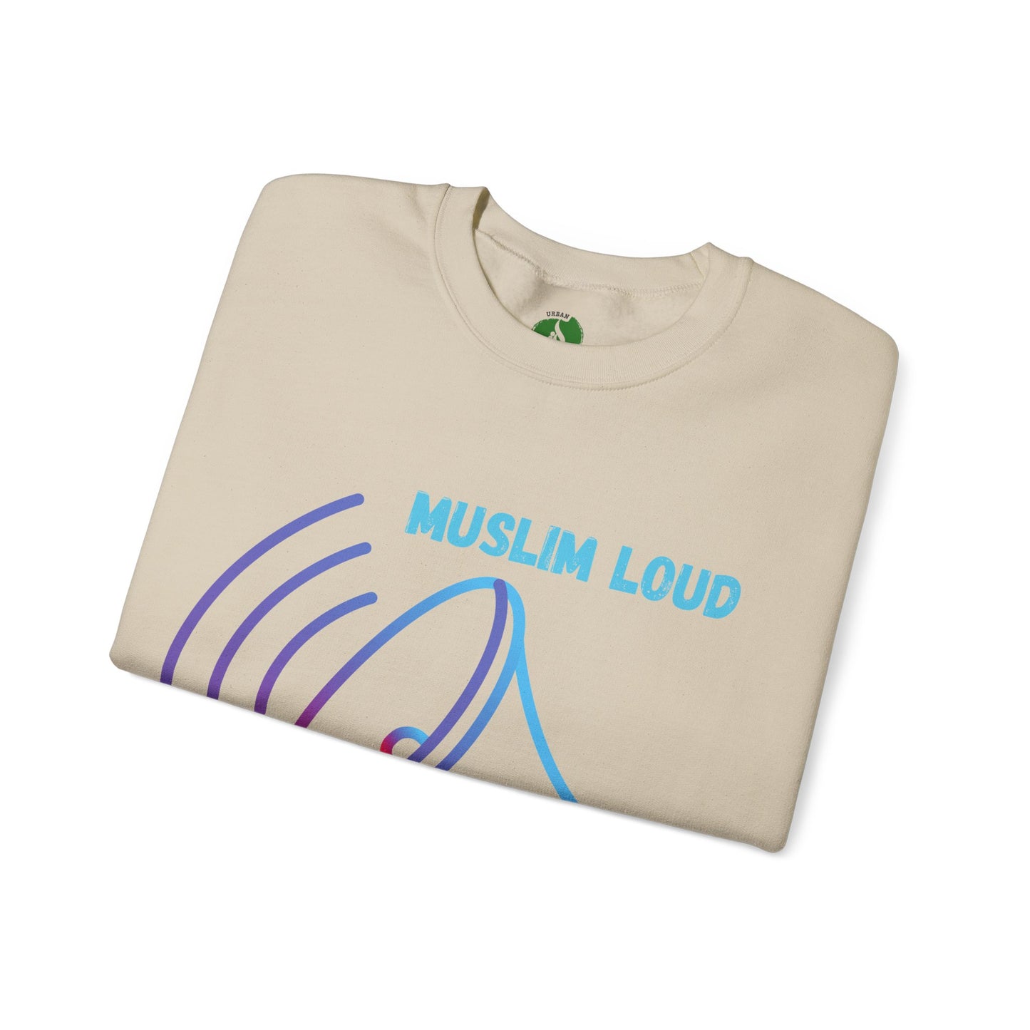 Muslim Loud and Proud Sweatshirt - Unisex Heavy Blend™ Crewneck Islamic Streetwear Fashion