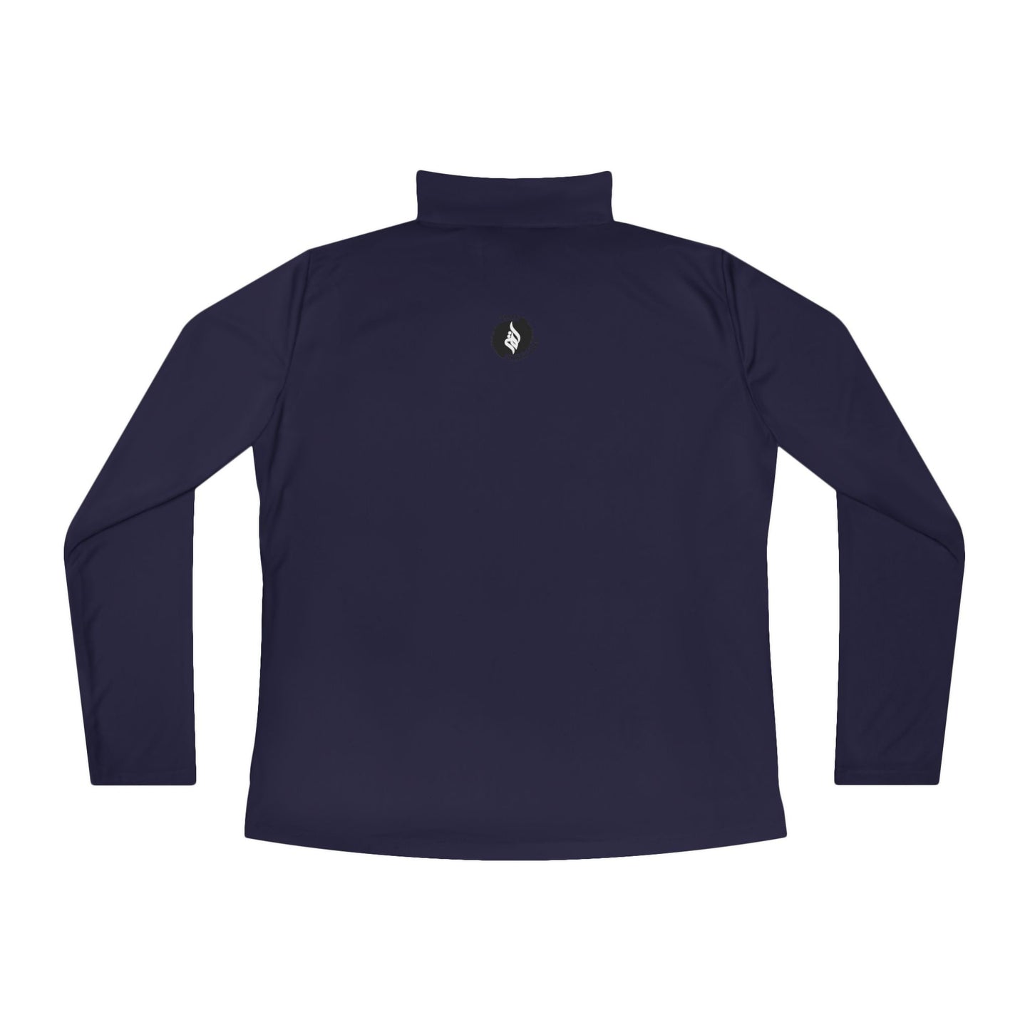 Ladies Quarter-Zip Pullover with Heart Design - Perfect for Active Lifestyle Muslim Women Clothing