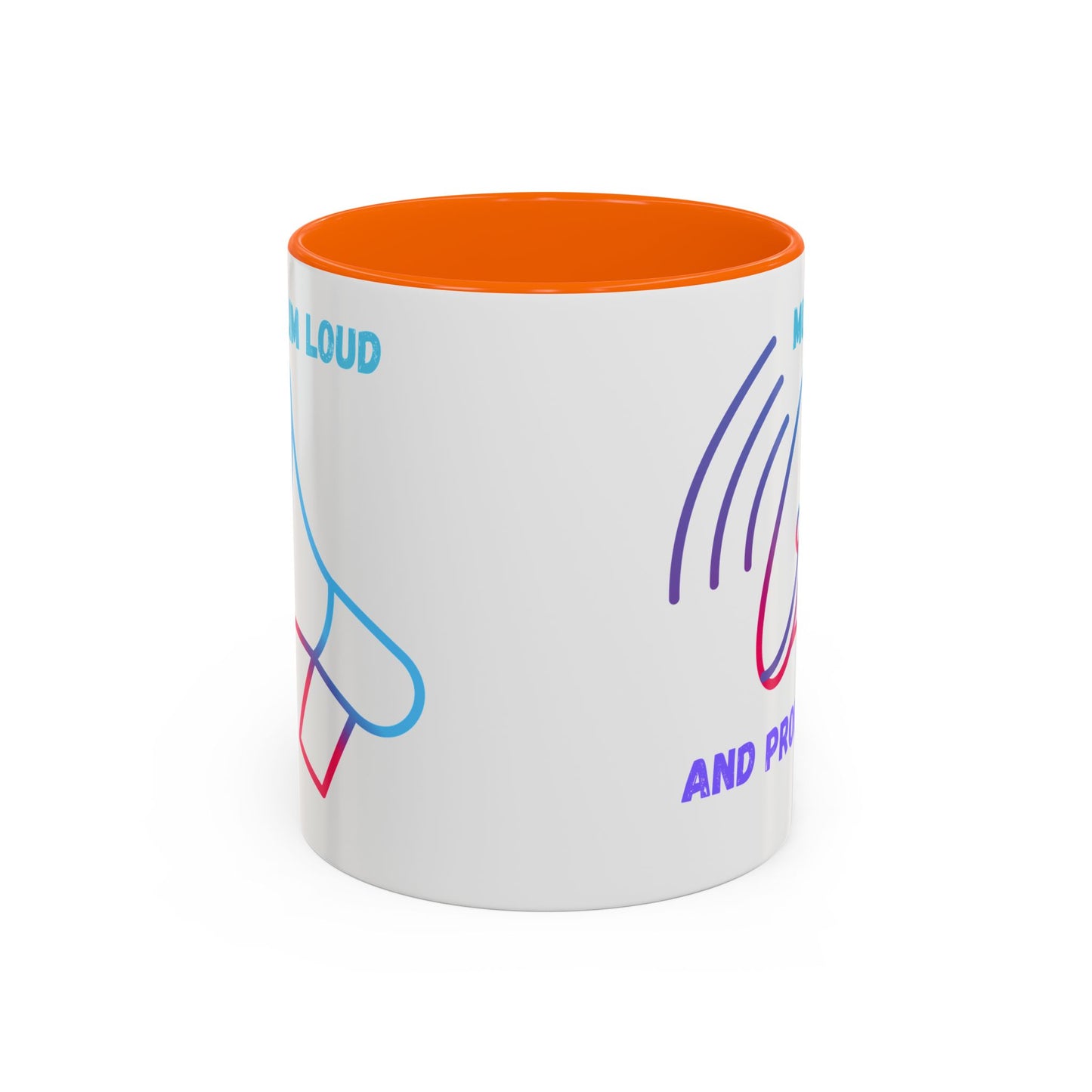 Muslim Loud and Proud Coffee Mug - Accent 11oz & 15oz Islamic Accessories Mug