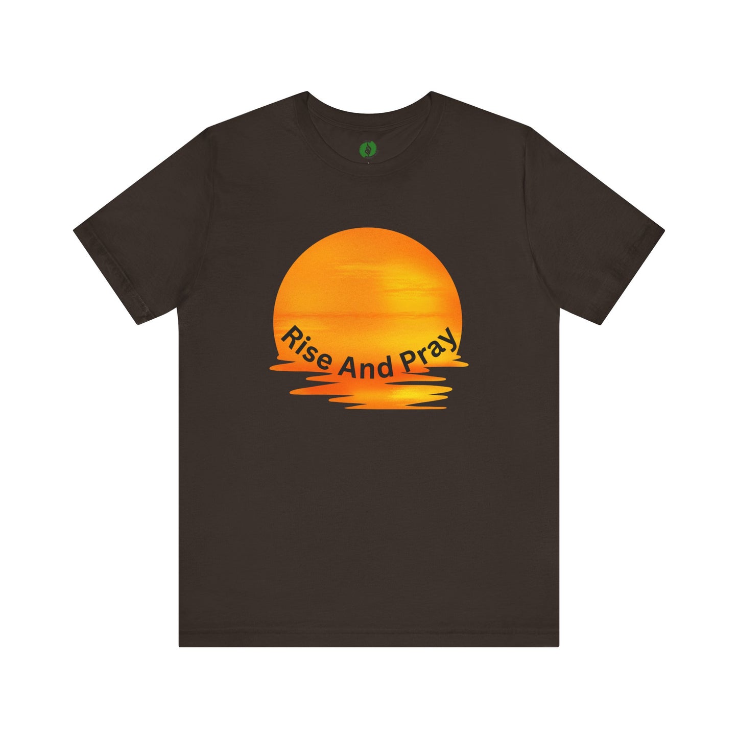 Sunrise 'Rise And Pray' Unisex Tee - Inspirational Short Sleeve Shirt Muslim Street Wear