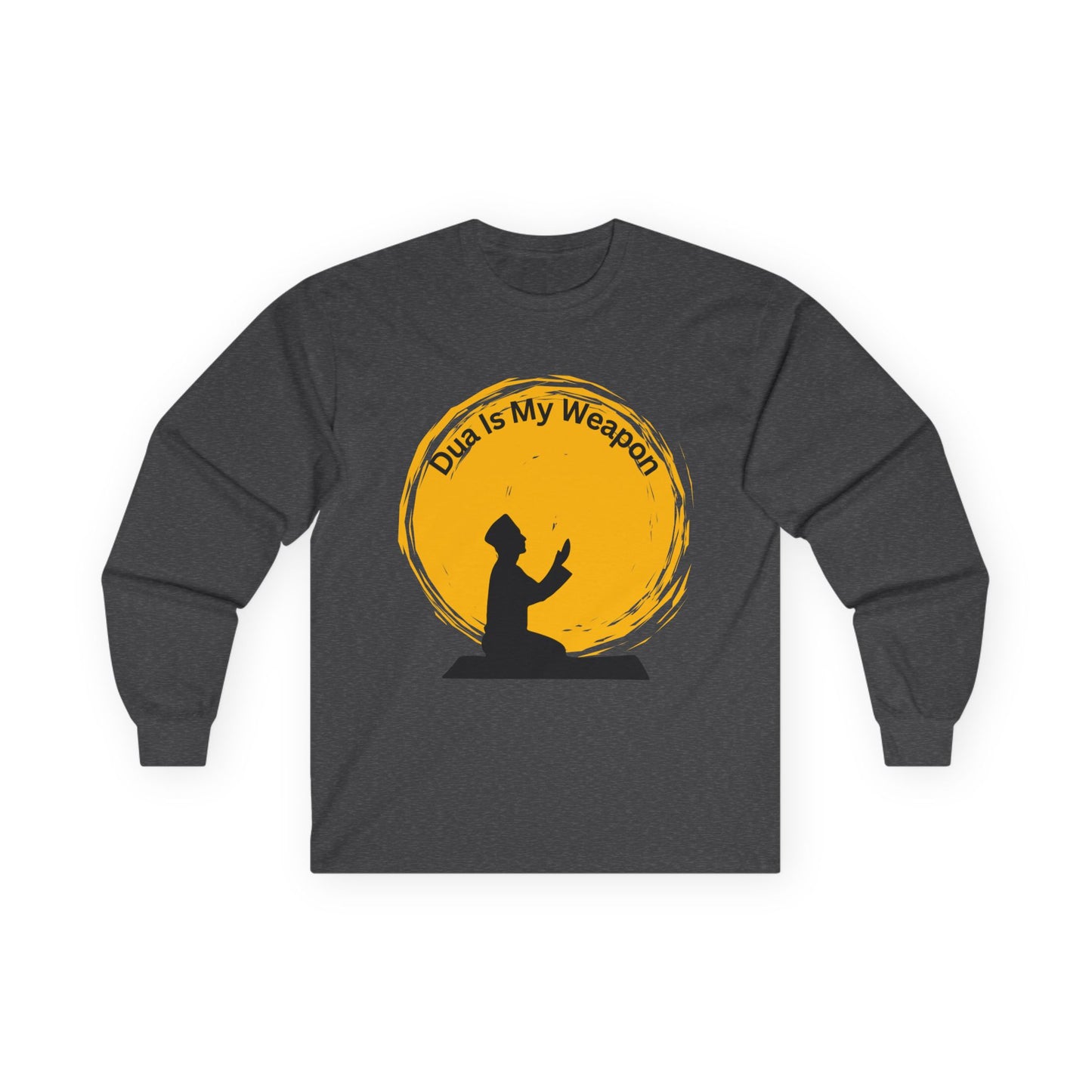 Inspiration Long Sleeve Tee - "Dua Is My Weapon" - Unisex Cotton Shirt Muslim Clothing