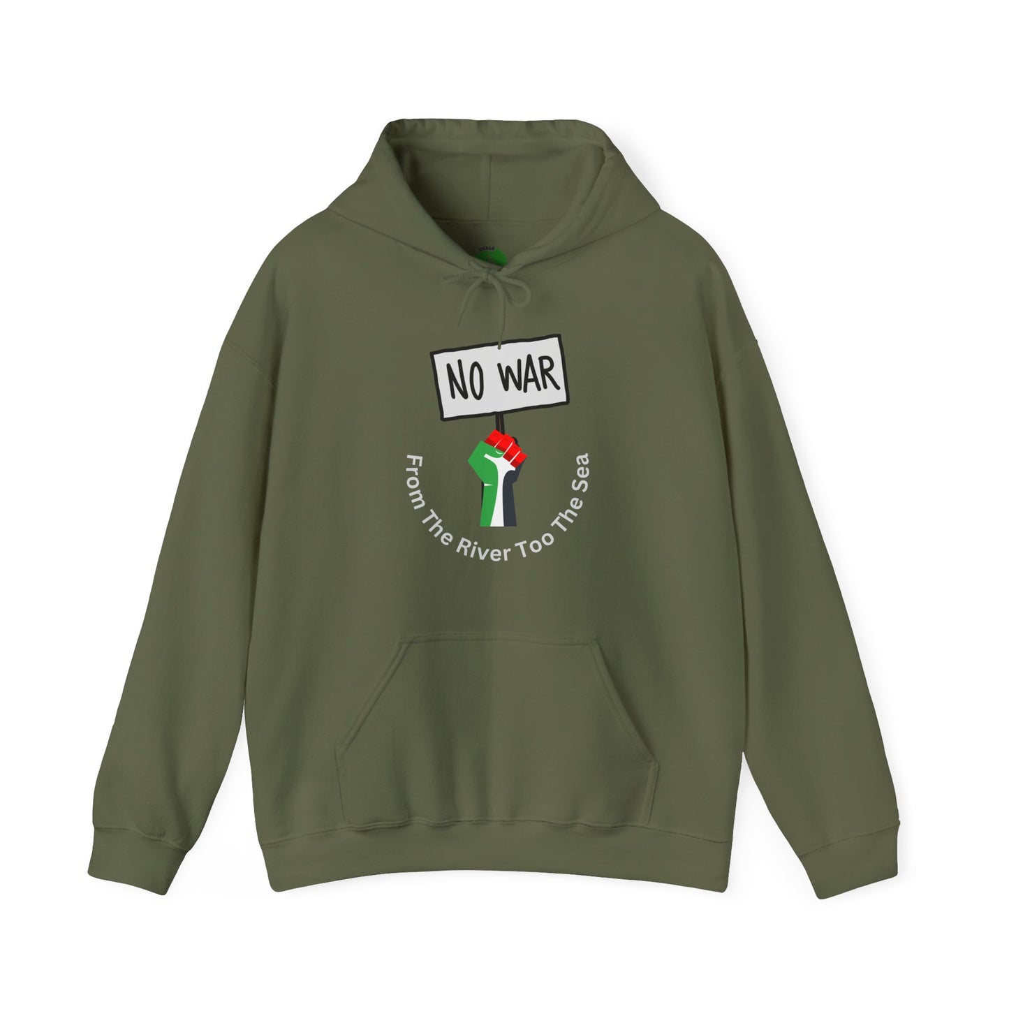 Unisex Heavy Blend™ Hoodie - NO WAR Protest Sweatshirt Muslim Clothing