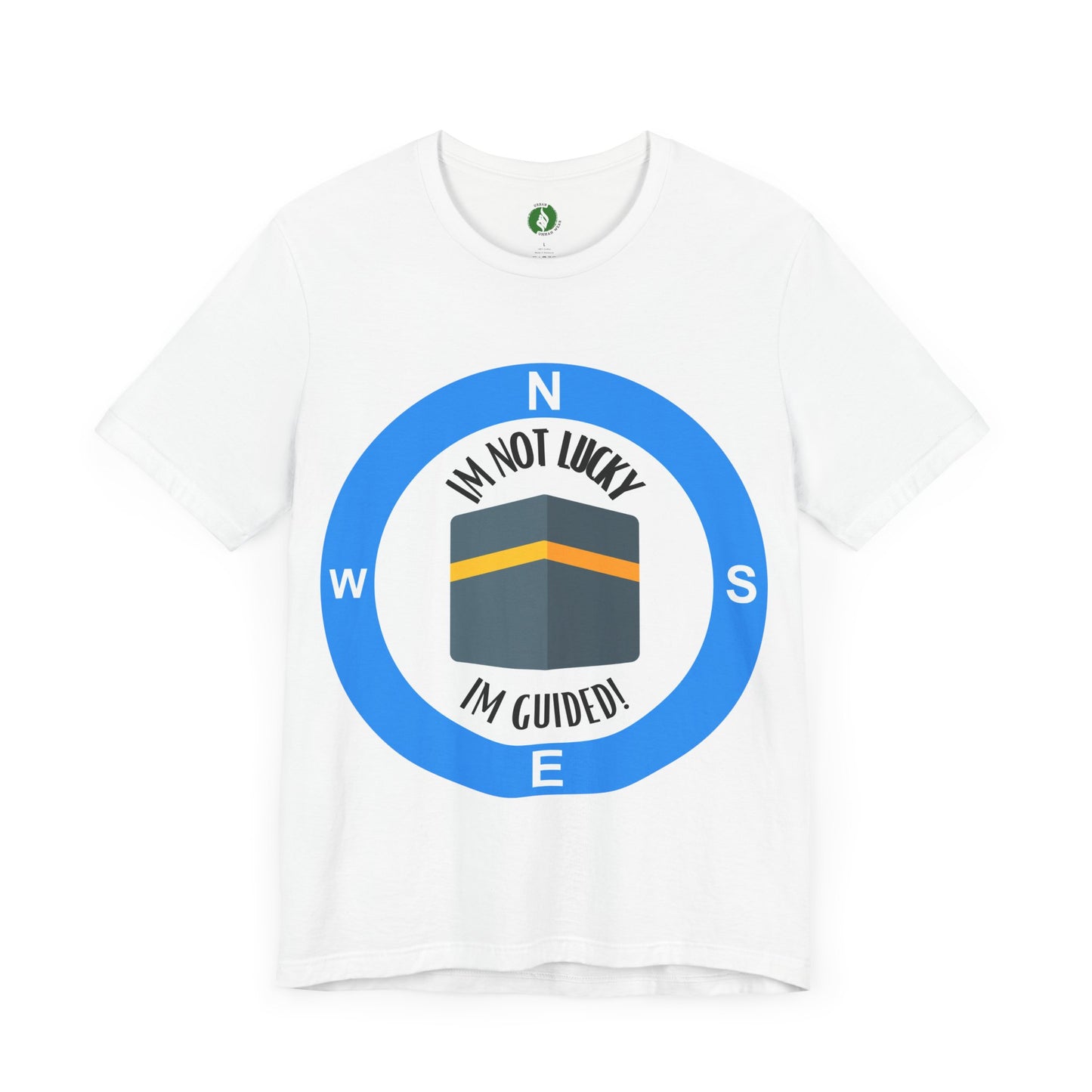Guided Journey Unisex Jersey Tee - Inspirational Compass Design Halal Fashion T Shirt