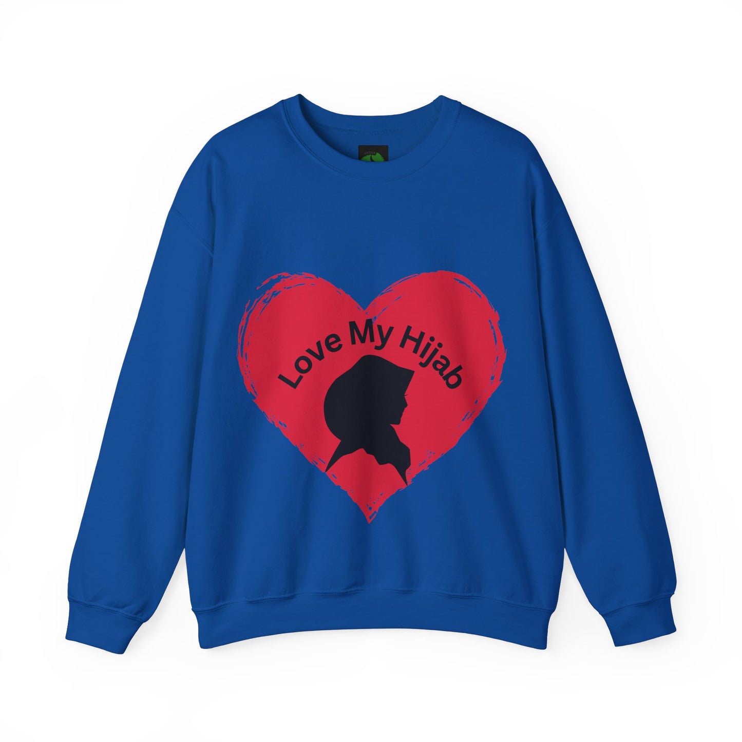 Love My Hijab Heavy Blend Sweatshirt - Unisex Crewneck for Comfort and Style Muslim Women Clothing