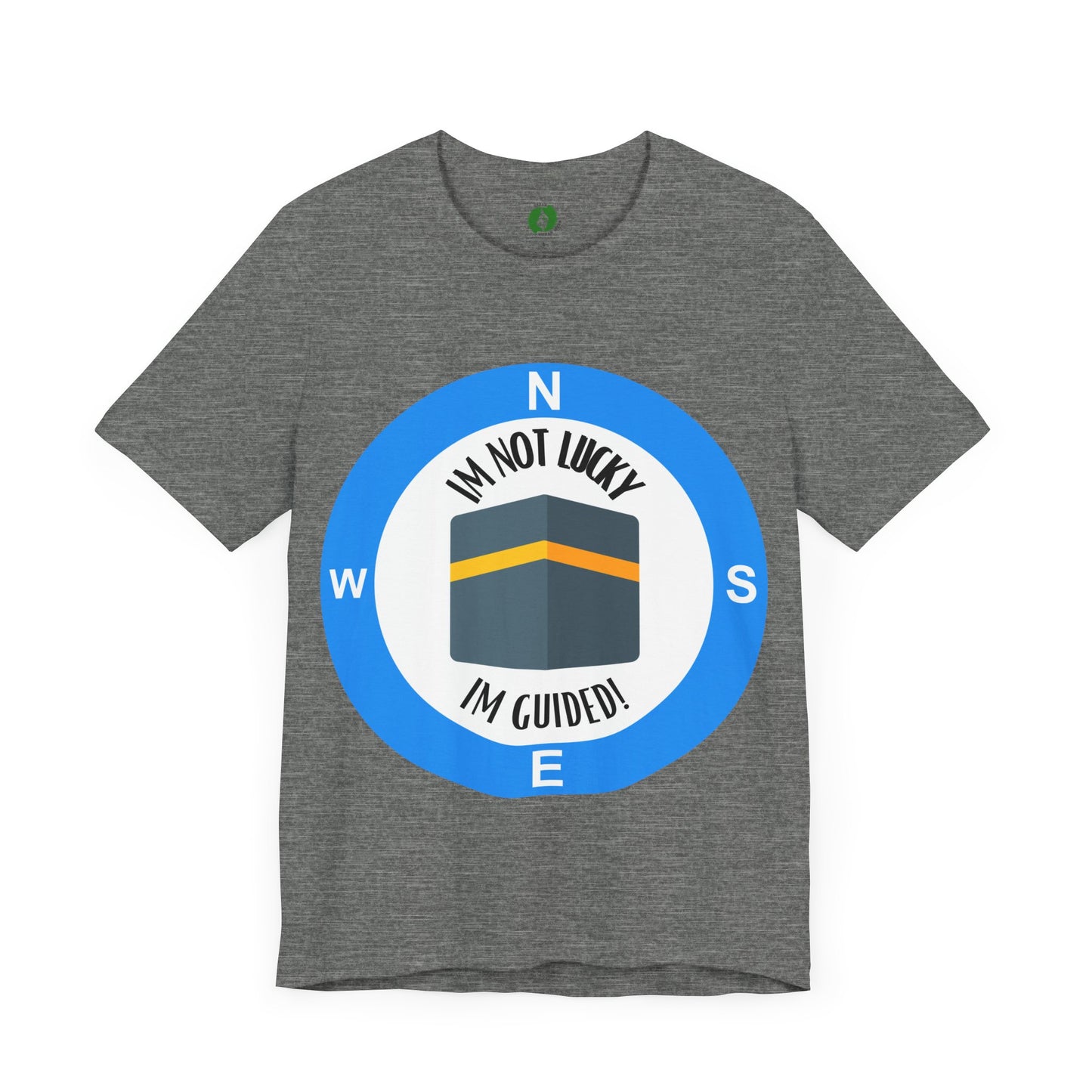 Guided Journey Unisex Jersey Tee - Inspirational Compass Design Halal Fashion T Shirt