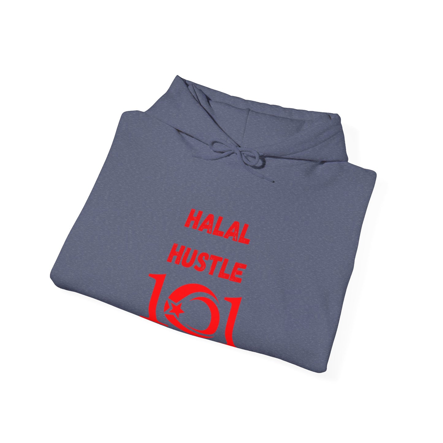 Halal Hustle 101 Unisex Hoodie - Motivational Streetwear for Everyday Inspiration Muslim Gym Clothing Hoodie