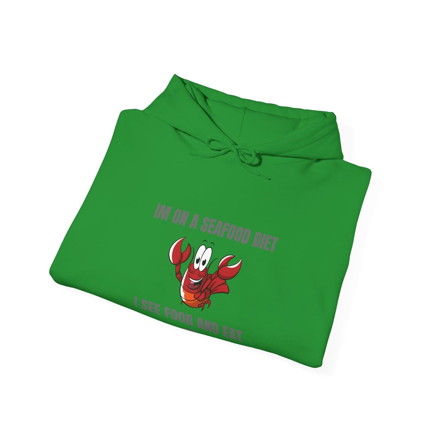 Funny Seafood Diet Hoodie for Food Lovers Humour Joke Clothing