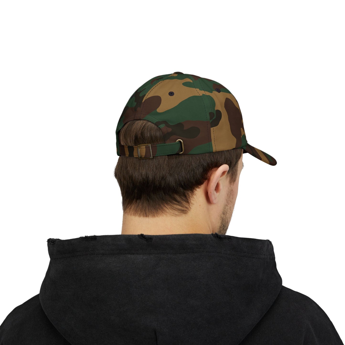Halal Hustle Classic Dad Cap - Stylish White Cap for Everyday Wear Muslim Streetwear Hat