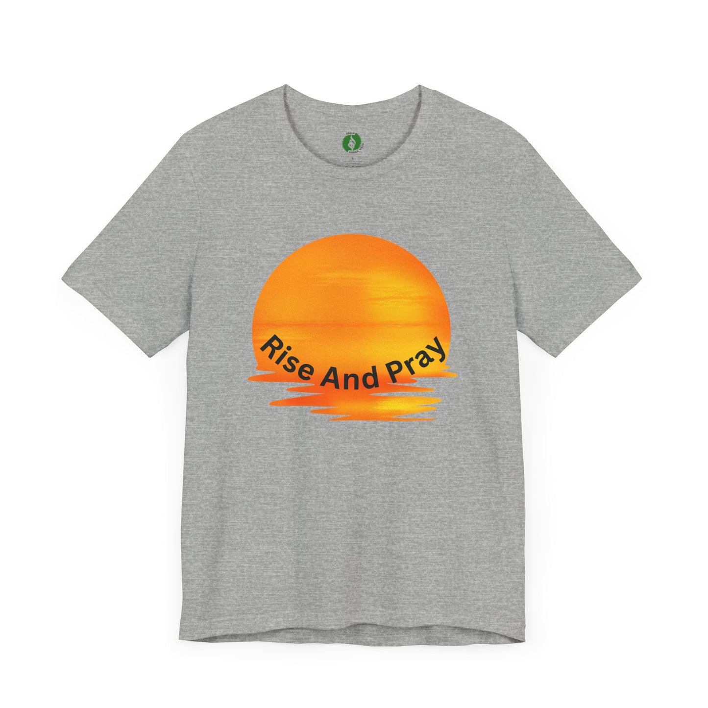 Sunrise 'Rise And Pray' Unisex Tee - Inspirational Short Sleeve Shirt Muslim Street Wear