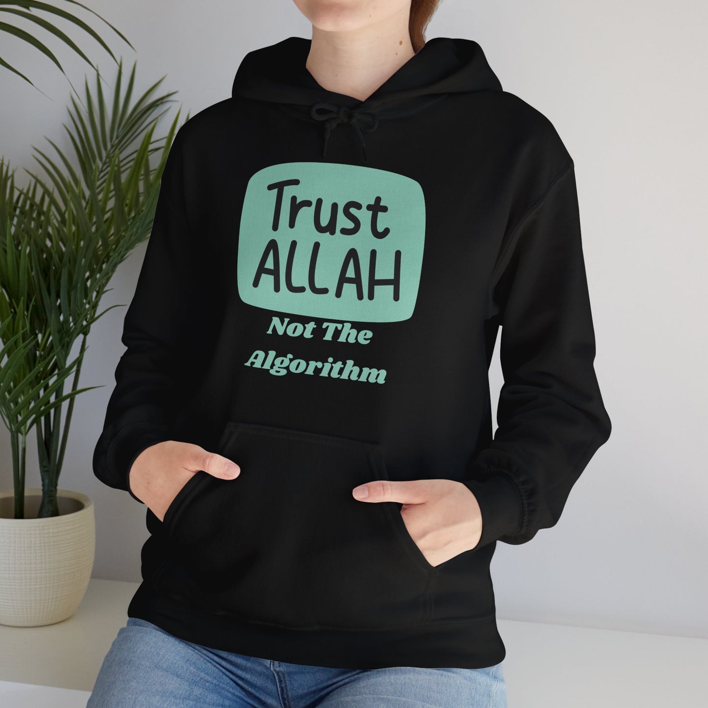 Trust Allah Hoodie - Unisex Heavy Blend™ Sweatshirt for Faith and Comfort Islamic Fashion Hoodie