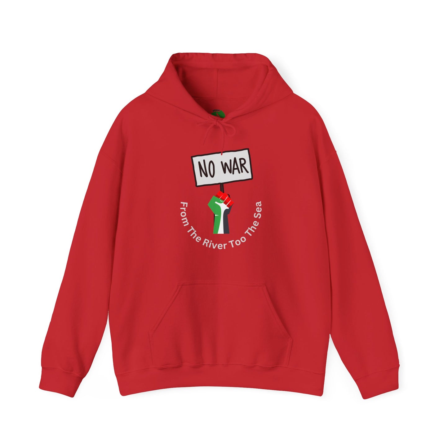 Unisex Heavy Blend™ Hoodie - NO WAR Protest Sweatshirt Muslim Clothing