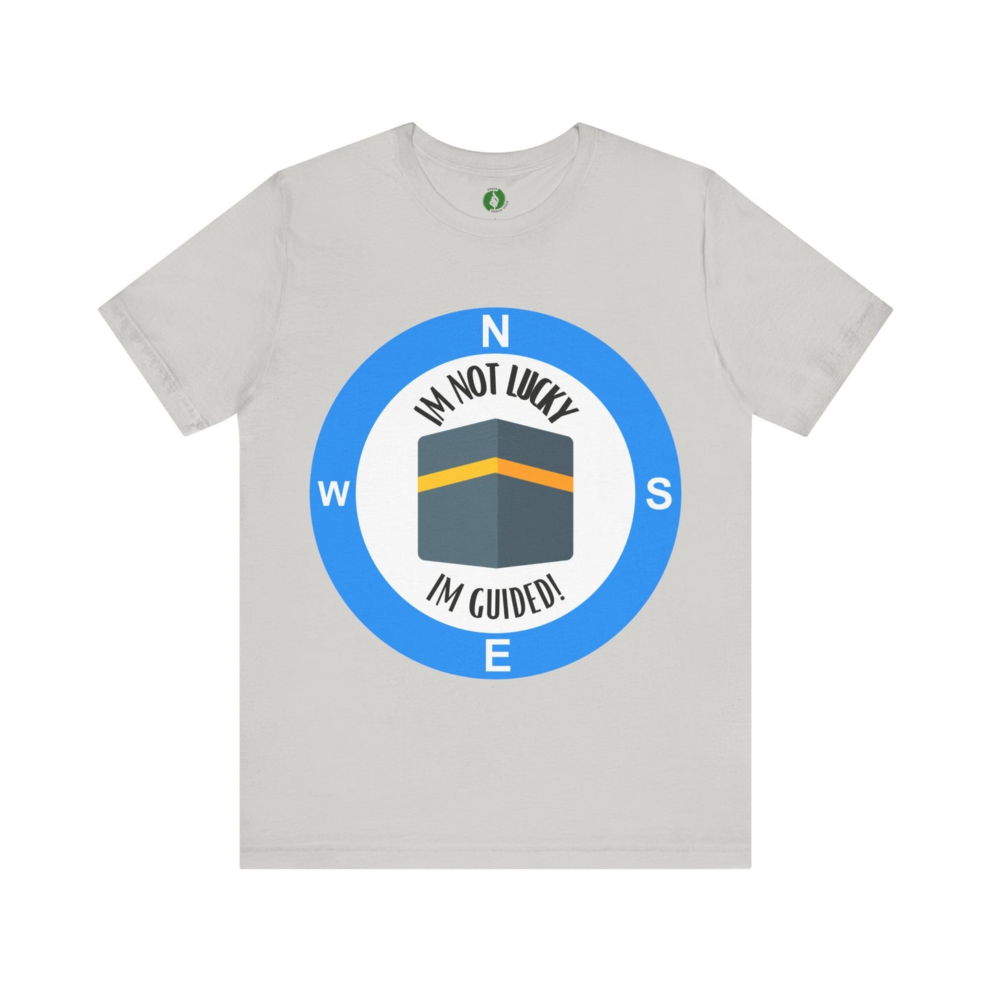 Guided Journey Unisex Jersey Tee - Inspirational Compass Design Halal Fashion T Shirt