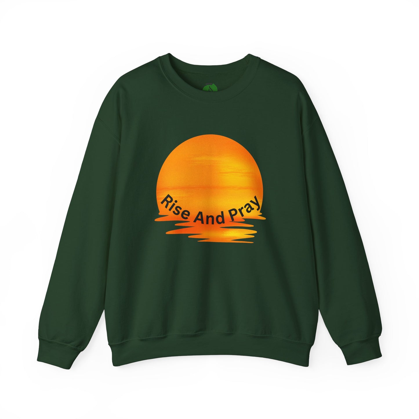 Rise And Pray Unisex Crewneck Sweatshirt - Cozy Spiritual Vibe Muslim Street Wear