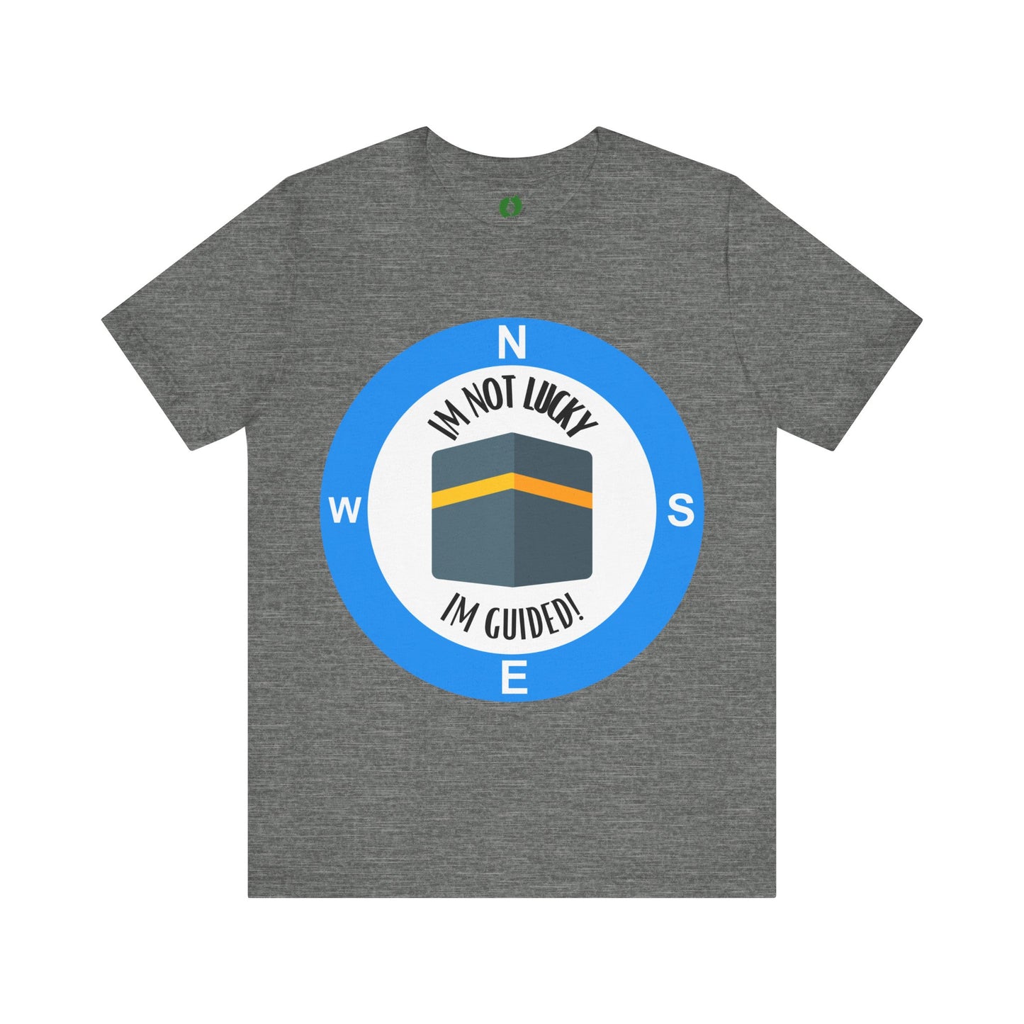 Guided Journey Unisex Jersey Tee - Inspirational Compass Design Halal Fashion T Shirt
