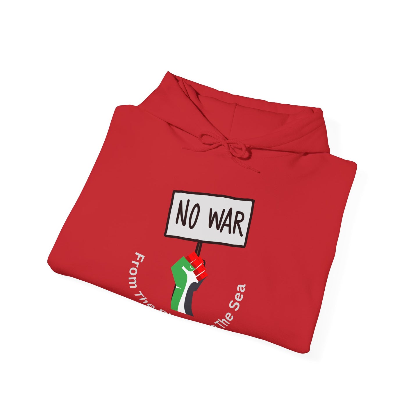 Unisex Heavy Blend™ Hoodie - NO WAR Protest Sweatshirt Muslim Clothing