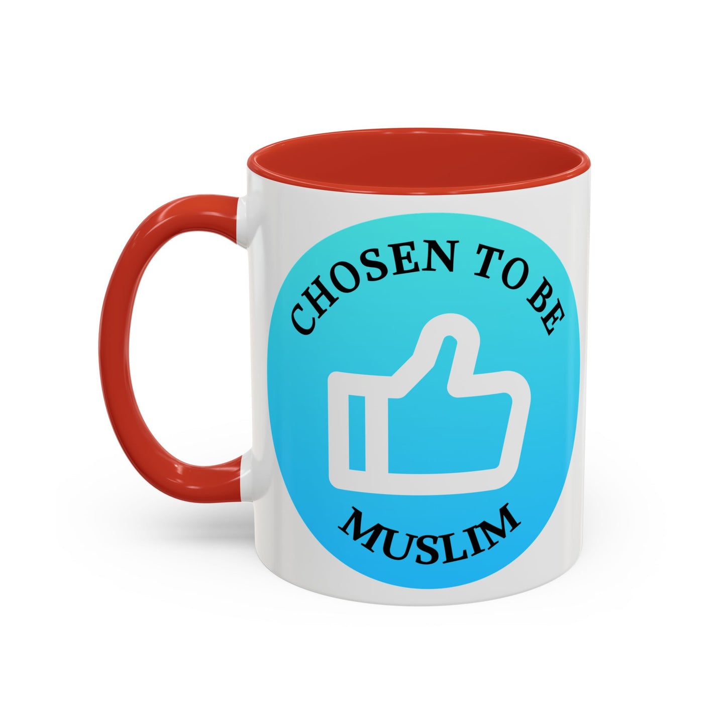 Inspirational Muslim Coffee Mug - 'Chosen to Be Muslim' - 11oz & 15oz Accent Cups Islamic Accessories Mug