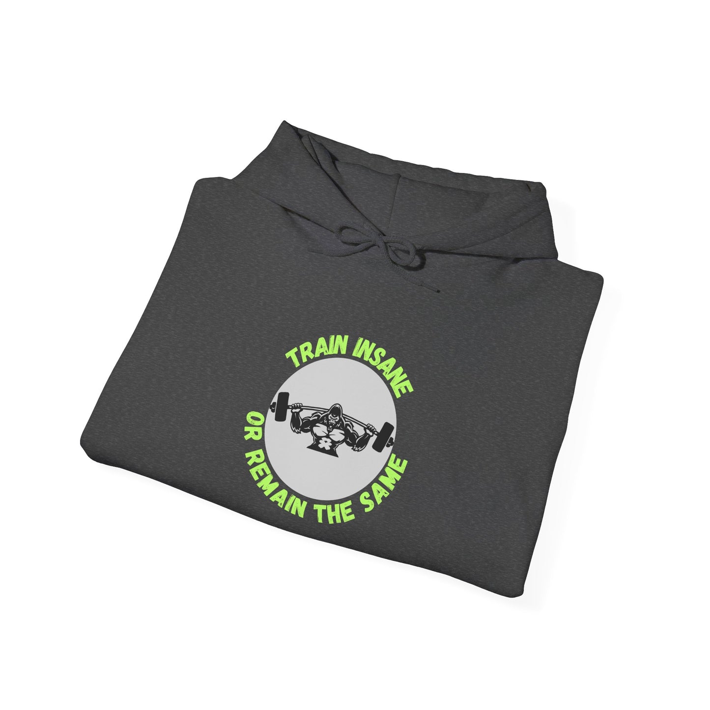 Train Insane Unisex Heavy Blend™ Hoodie - Motivational Gym Sweatshirt Humour Joke Clothing