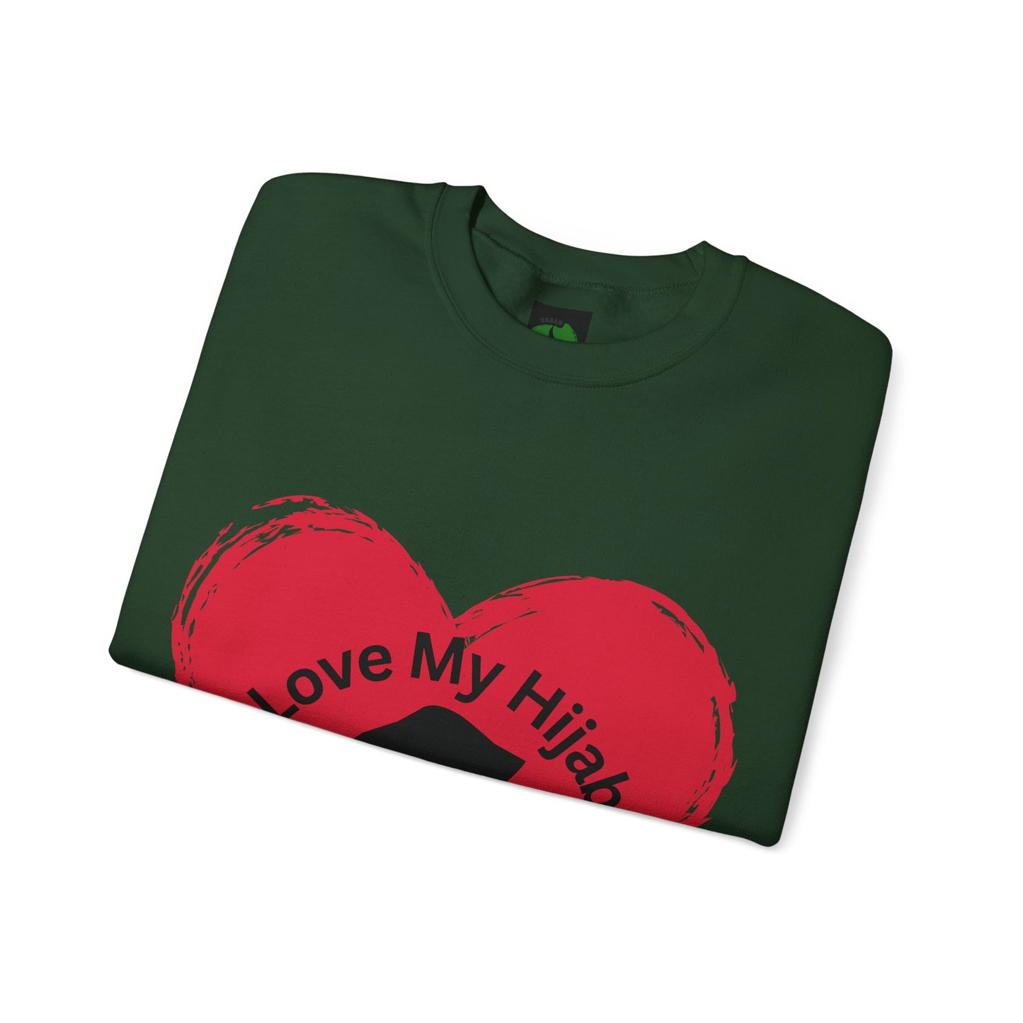 Love My Hijab Heavy Blend Sweatshirt - Unisex Crewneck for Comfort and Style Muslim Women Clothing