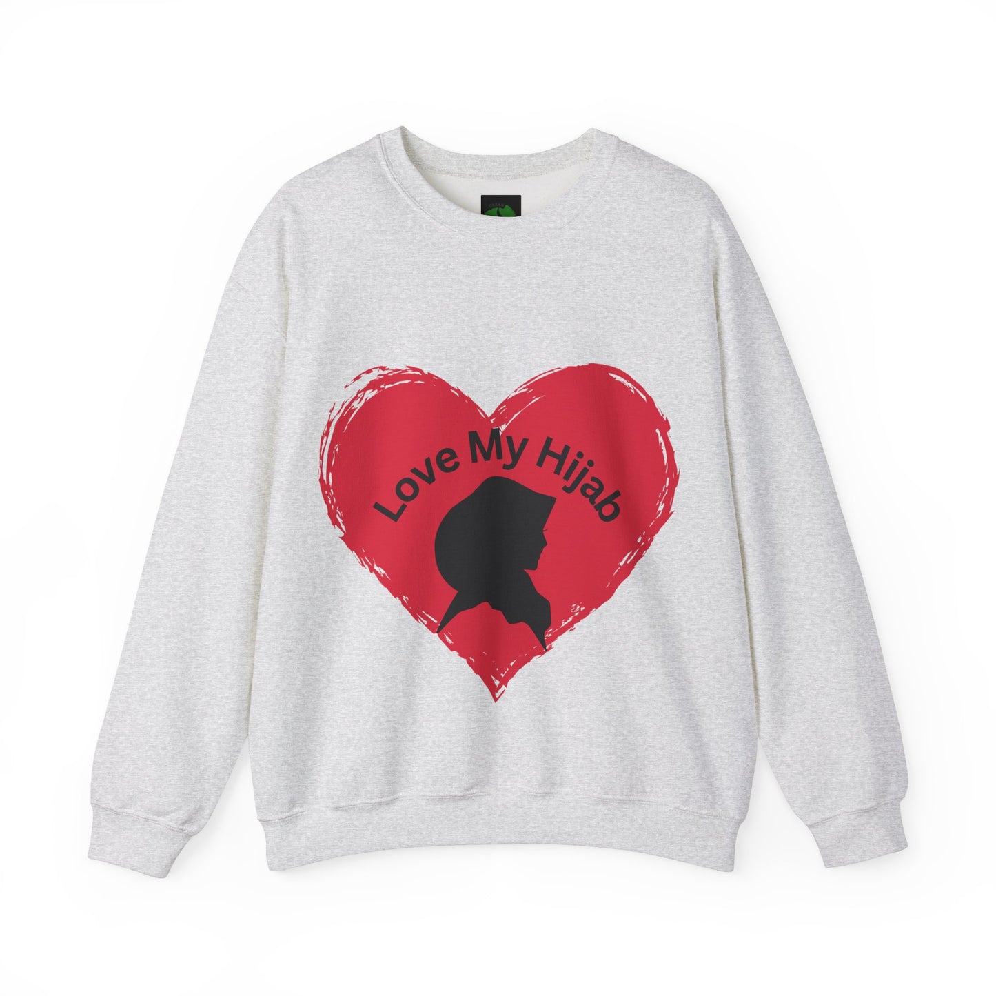 Love My Hijab Heavy Blend Sweatshirt - Unisex Crewneck for Comfort and Style Muslim Women Clothing