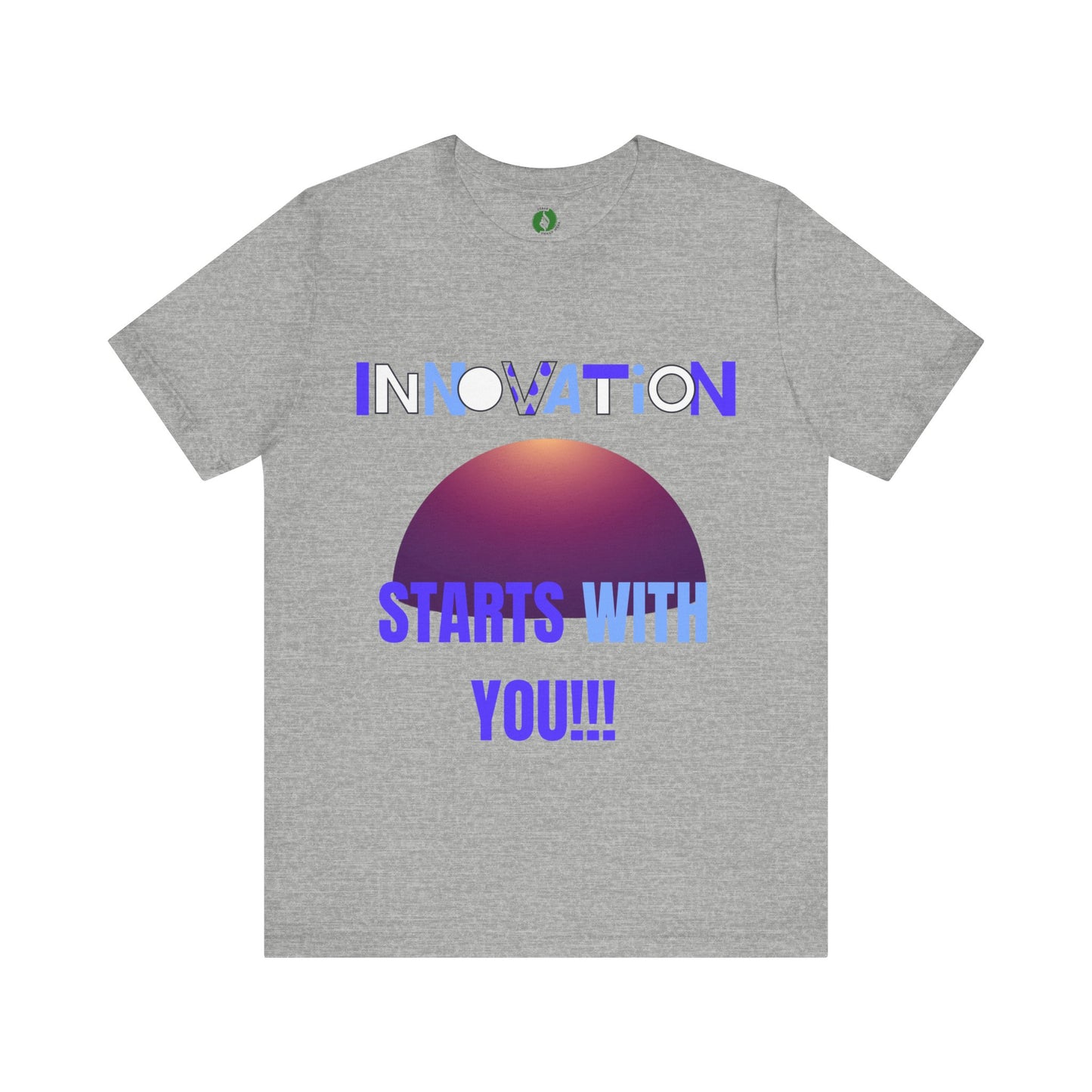 Inspirational Innovation Tee for Creative Minds Gym Clothing T Shirt