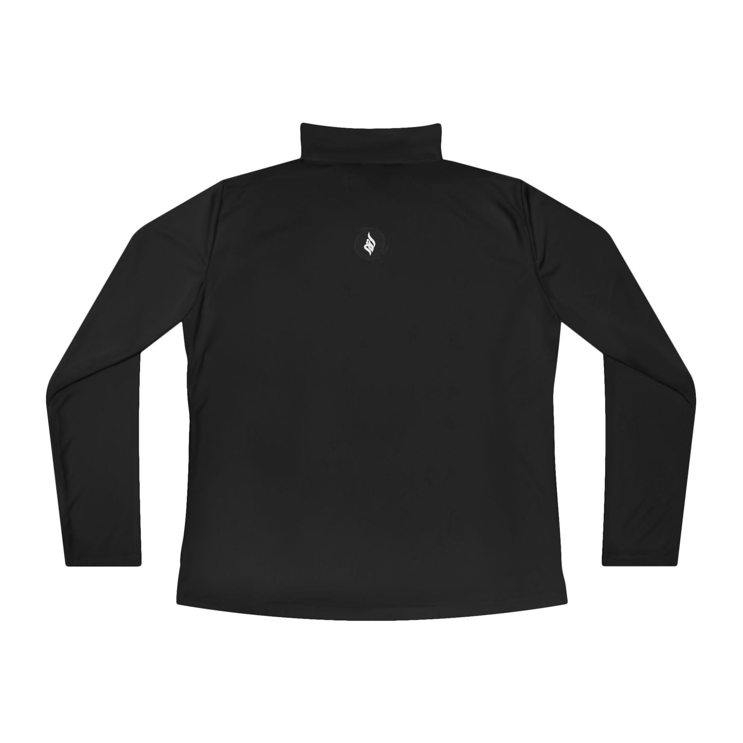 Ladies Quarter-Zip Pullover with Heart Design - Perfect for Active Lifestyle Muslim Women Clothing