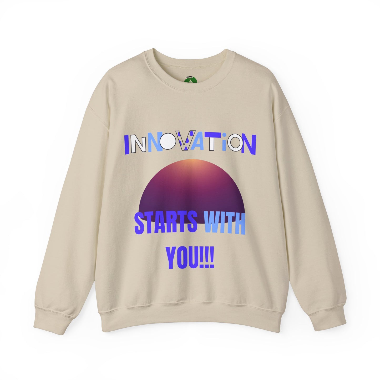 Innovation Starts With You Unisex Crewneck Sweatshirt Gym Clothing Sweat Shirt