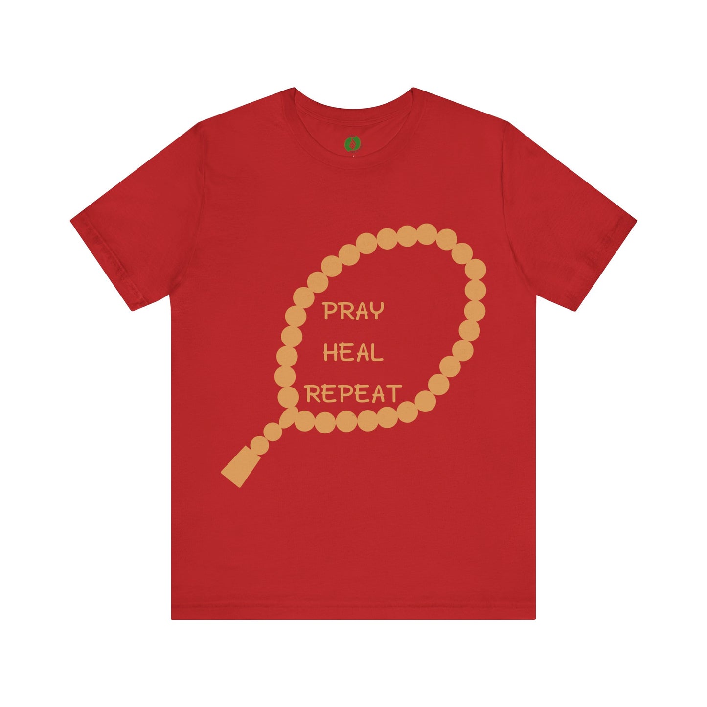 Pray Heal Repeat Unisex Jersey Tee - Inspirational Spiritual Shirt Islamic Street Fashion