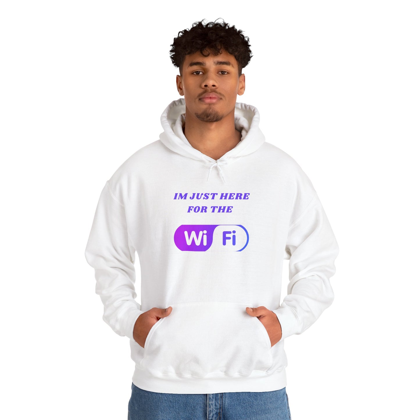 Funny WiFi Hoodie for Casual Comfort Humour Joke Fashion Hoodie