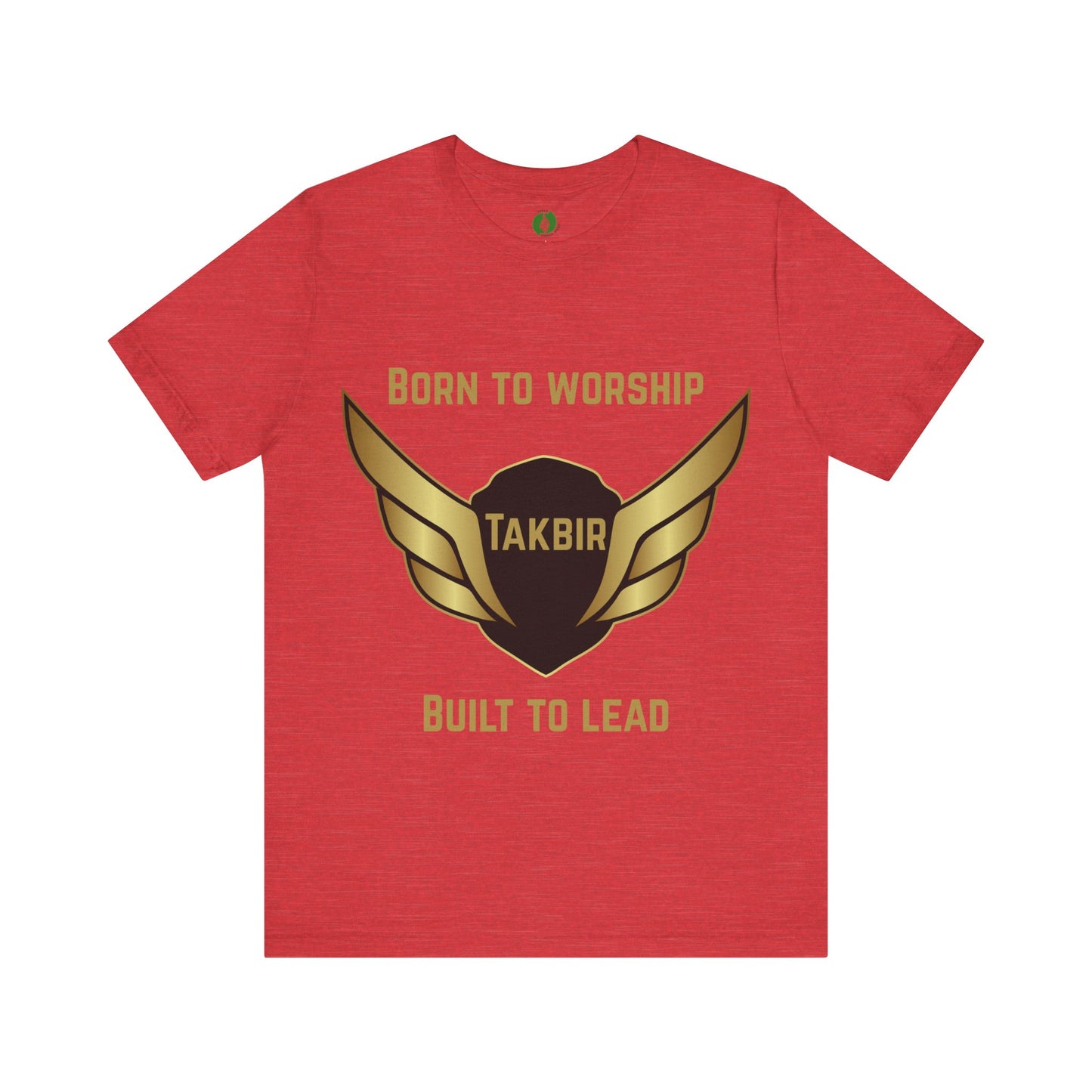 Inspirational Unisex Short Sleeve Tee - 'Born to Worship' Muslim Streetwear Fashion T Shirt