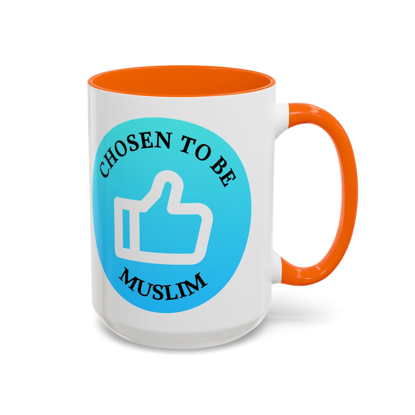 Inspirational Muslim Coffee Mug - 'Chosen to Be Muslim' - 11oz & 15oz Accent Cups Islamic Accessories Mug