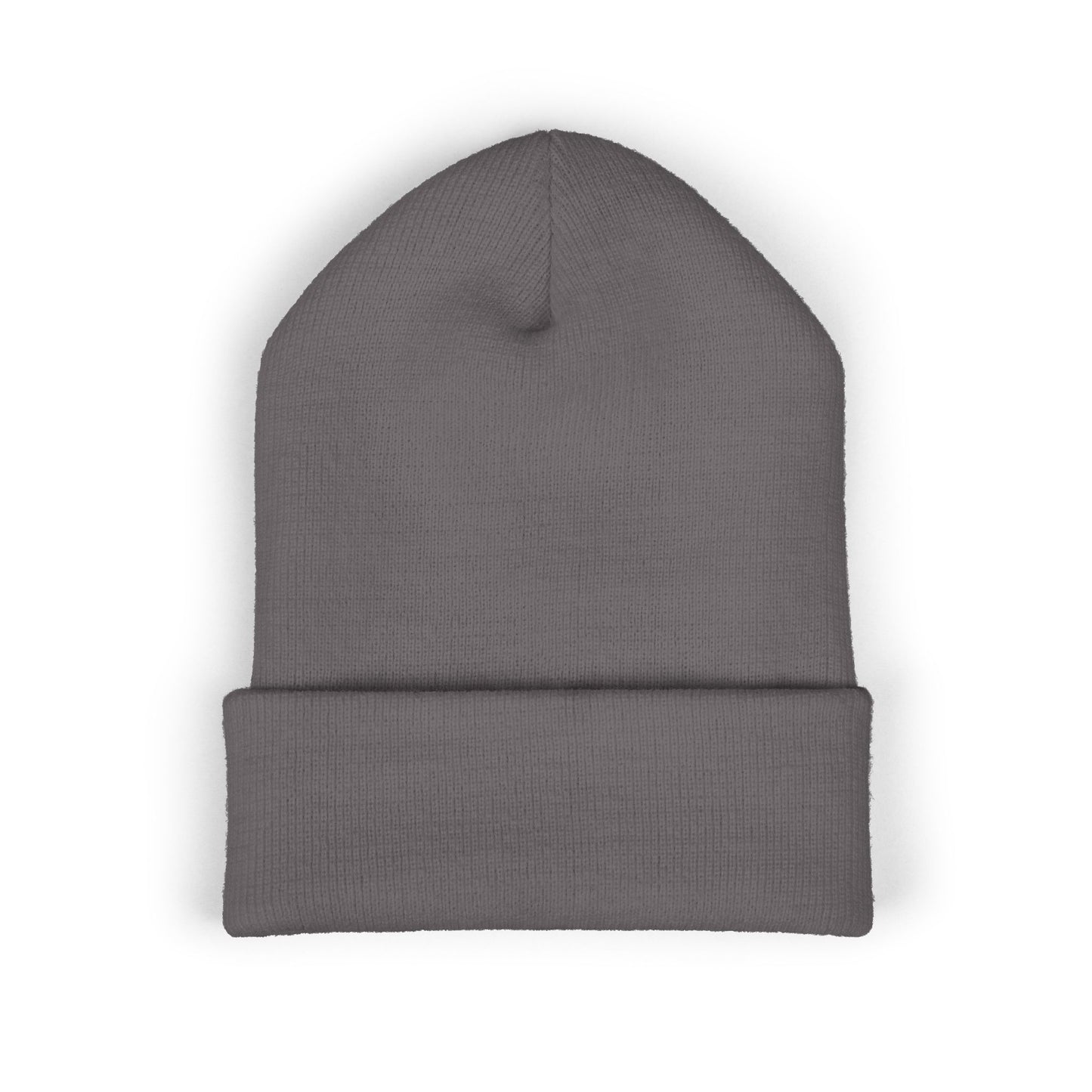 Classic Cuffed Beanie with Embroidered Logo - Cozy Winter Accessory Islamic Clothing