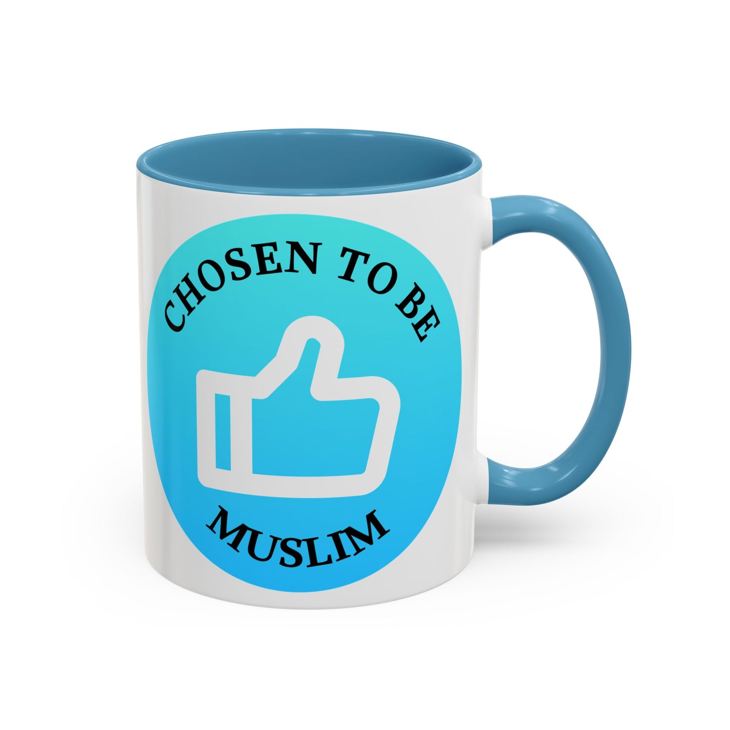 Inspirational Muslim Coffee Mug - 'Chosen to Be Muslim' - 11oz & 15oz Accent Cups Islamic Accessories Mug