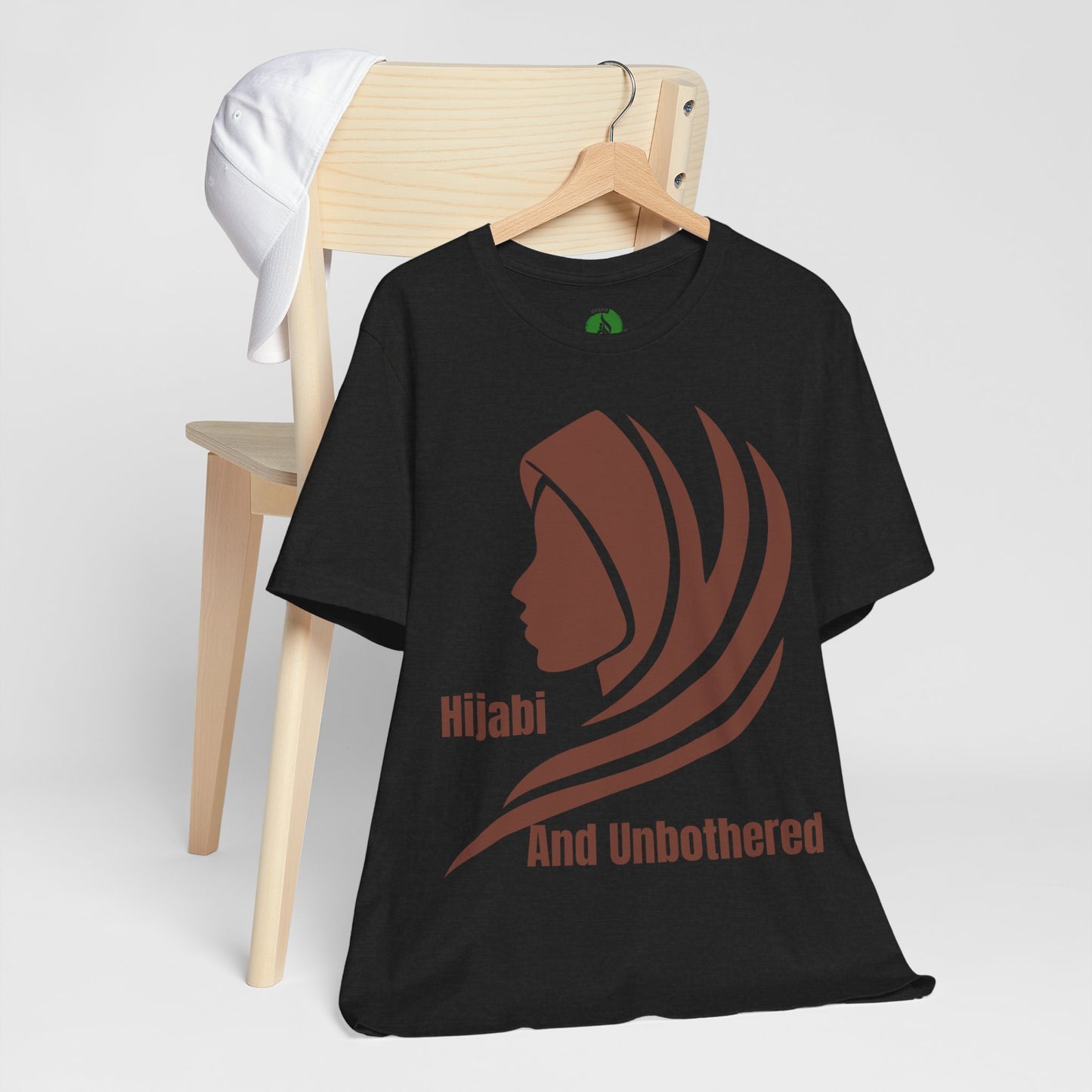 Hijabi and Unbothered Unisex Tee - Empowering Statement Shirt Hijab Fashion T Shirt