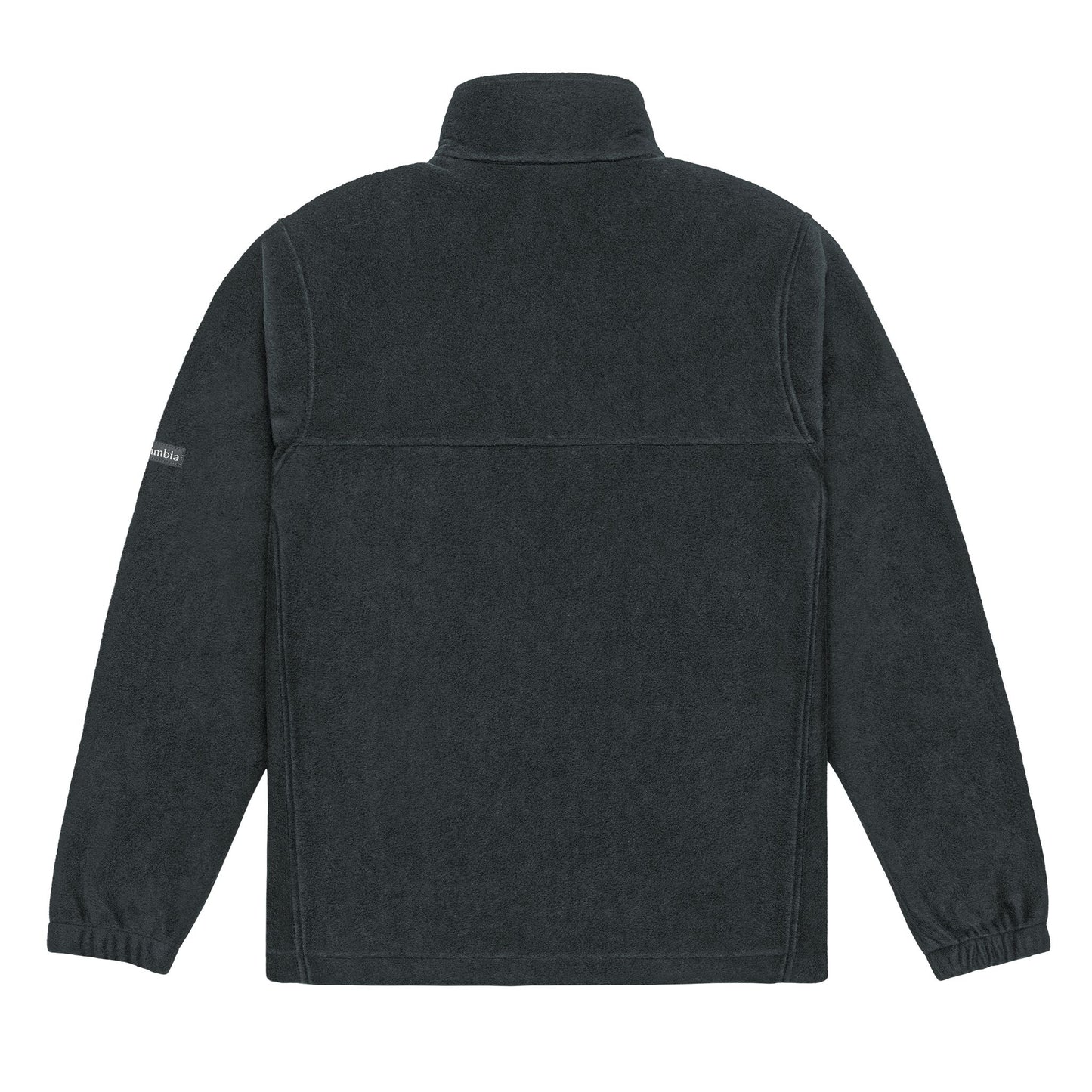 Unisex Columbia Fleece Jacket with Green Embroidery - Cozy Outdoor Wear Islamic Clothing