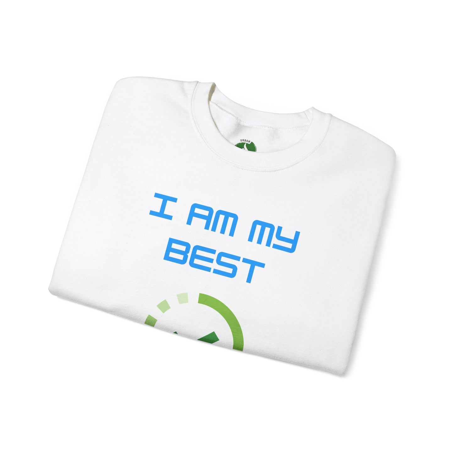 I Am My Best Upgrade Crewneck Sweatshirt | Unisex Heavy Blend™ Funny Humour Sweat Shirt