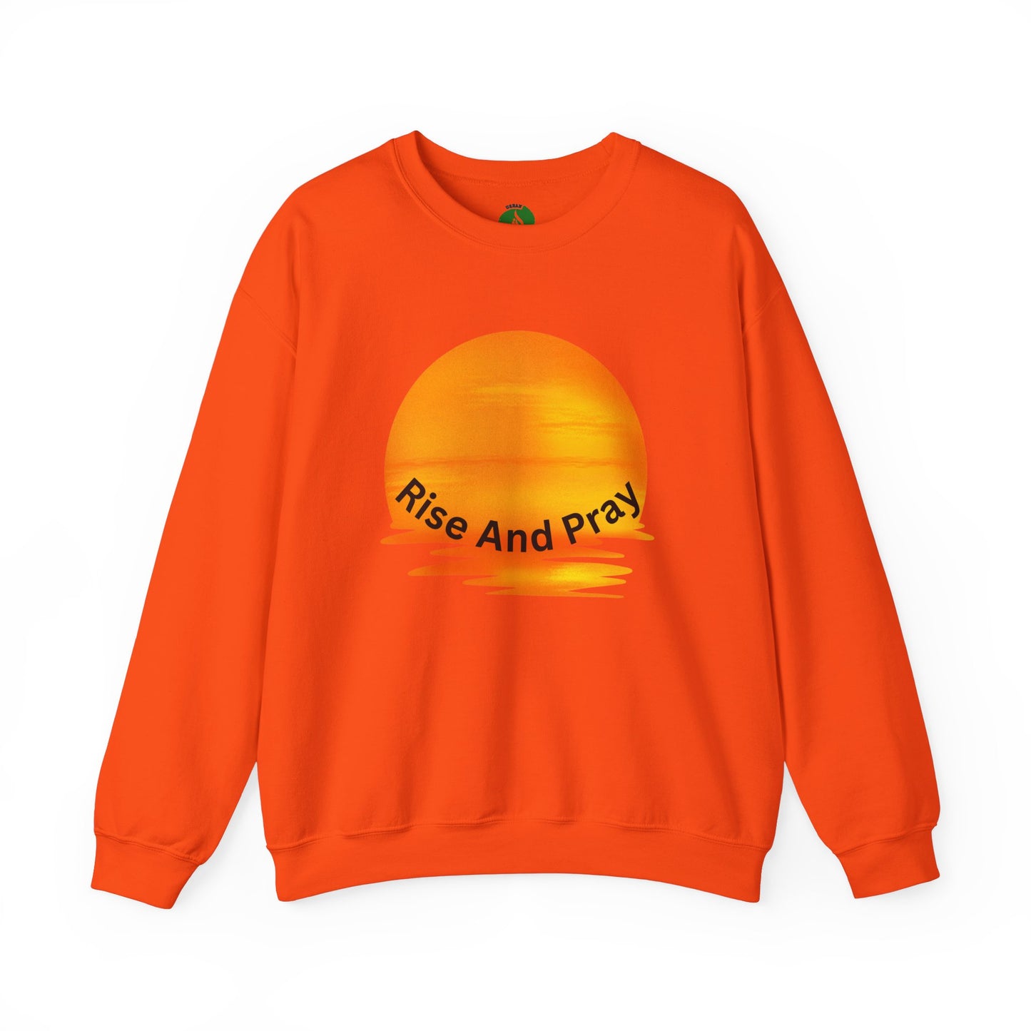 Rise And Pray Unisex Crewneck Sweatshirt - Cozy Spiritual Vibe Muslim Street Wear