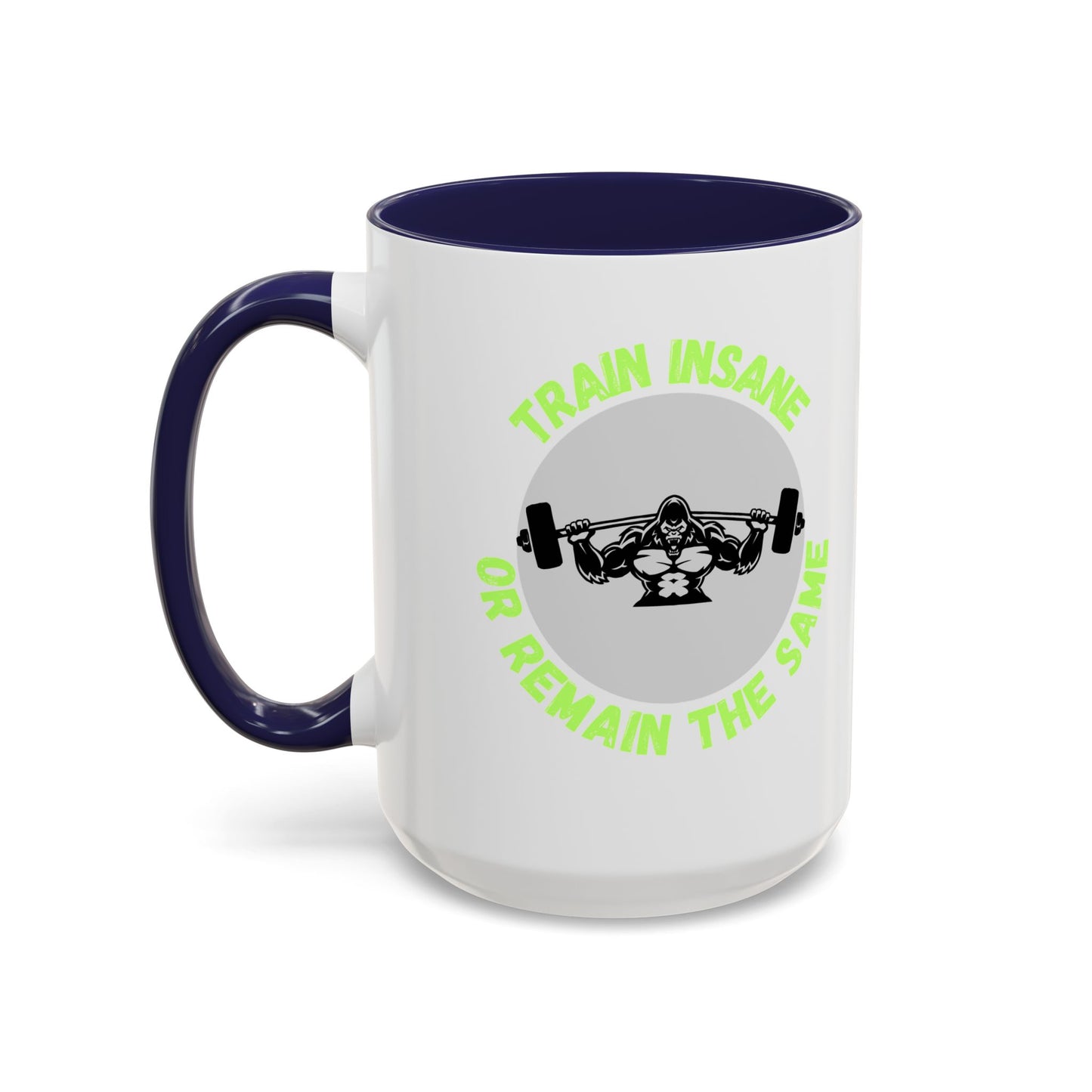 Motivational Fitness Coffee Mug - "Train Insane or Remain the Same" - Perfect Gift for Gym Enthusiasts Humour Joke Gym Mug