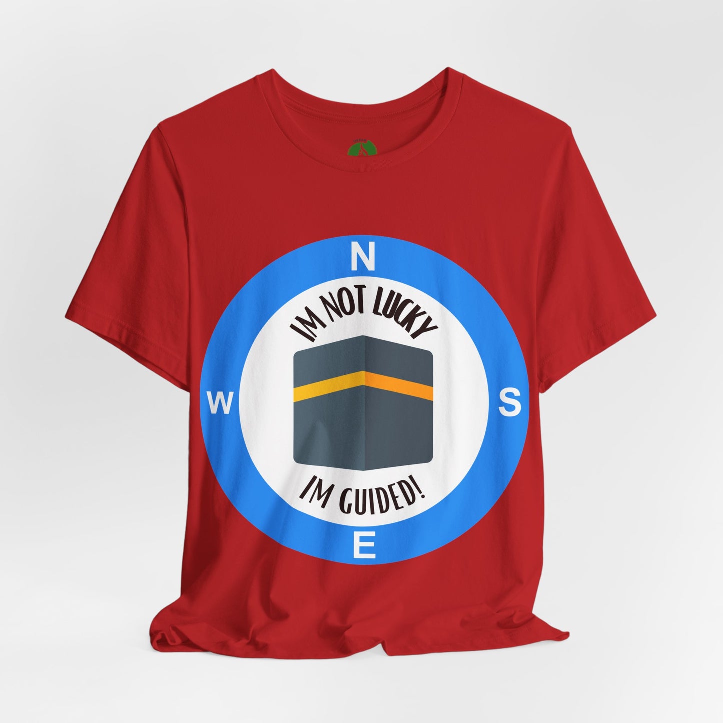 Guided Journey Unisex Jersey Tee - Inspirational Compass Design