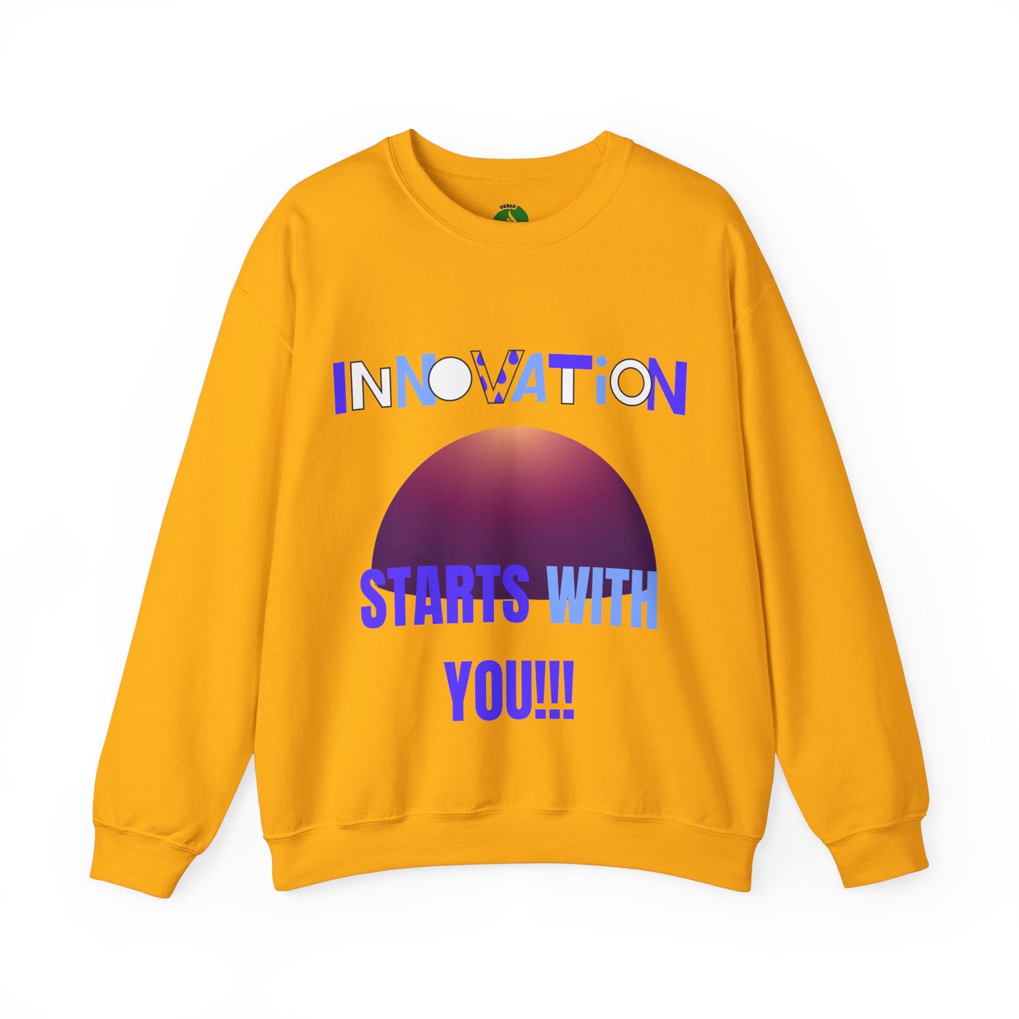 Innovation Starts With You Unisex Crewneck Sweatshirt Gym Clothing Sweat Shirt