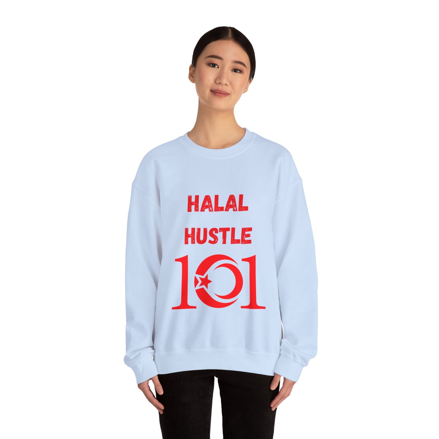 Halal Hustle 101 Unisex Crewneck Sweatshirt