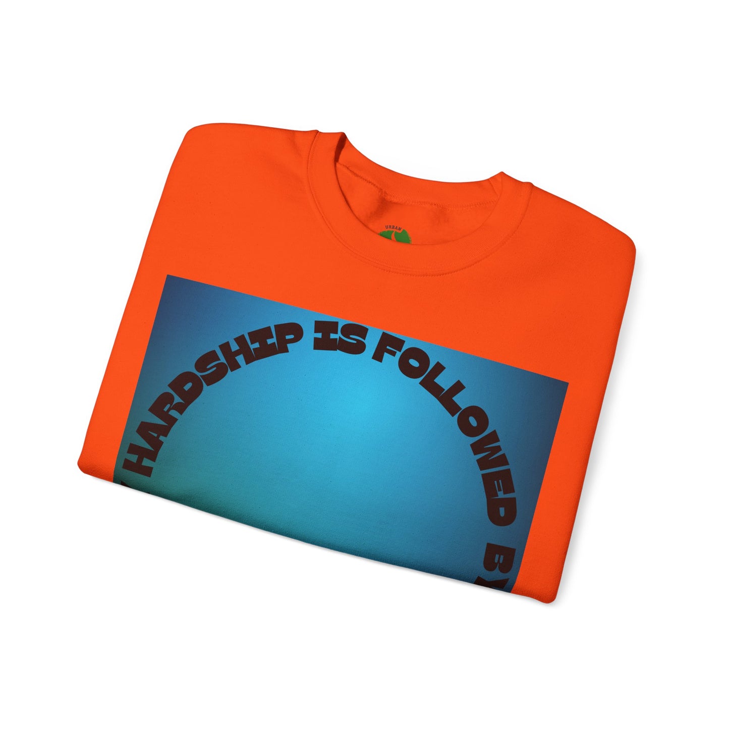 Inspirational Crewneck Sweatshirt - Every Hardship is Followed by Ease Modern Islamic Clothing