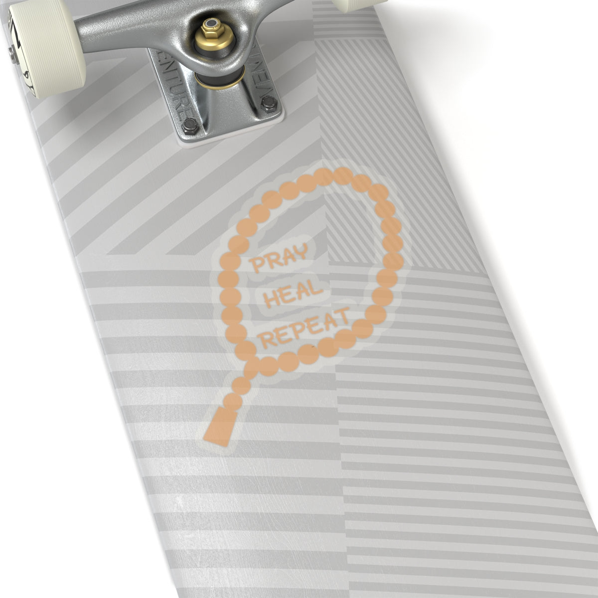 Inspirational Kiss-Cut Stickers - "Pray, Heal, Repeat" Islamic Street Accessories